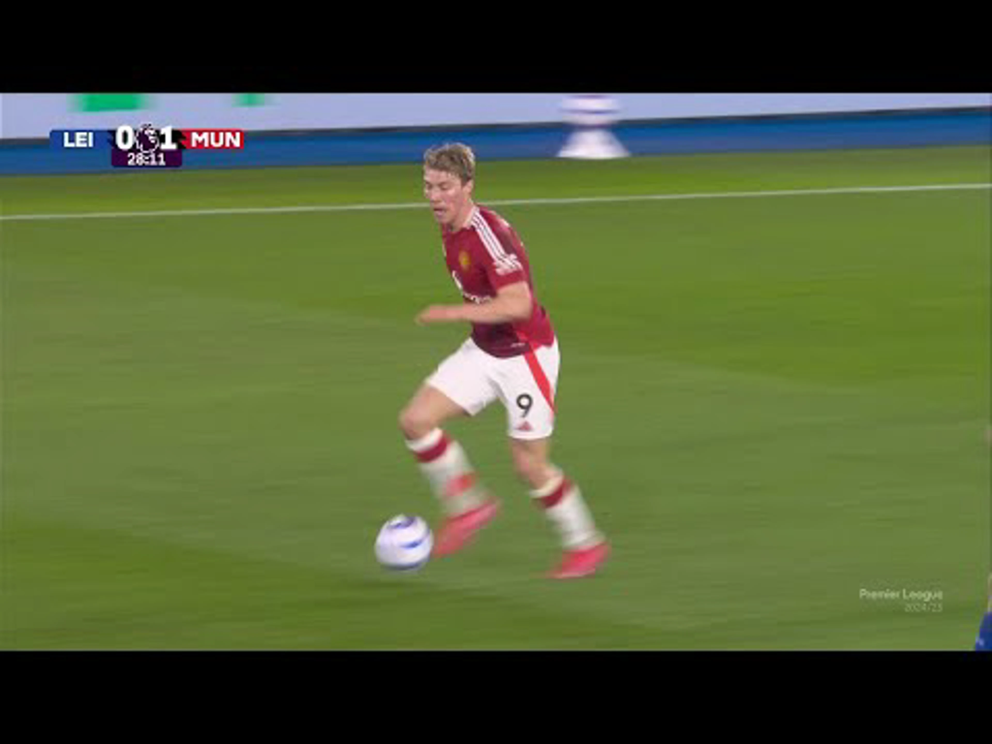 Rasmus Højlund | 28ᵗʰ Minute Goal v Leicester City