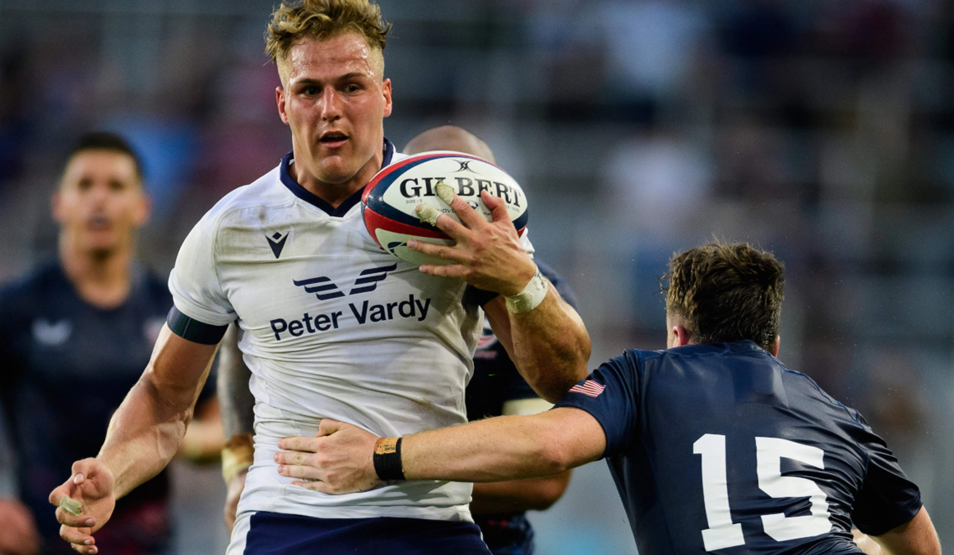 Van der Merwe equals try record as Scotland down USA
