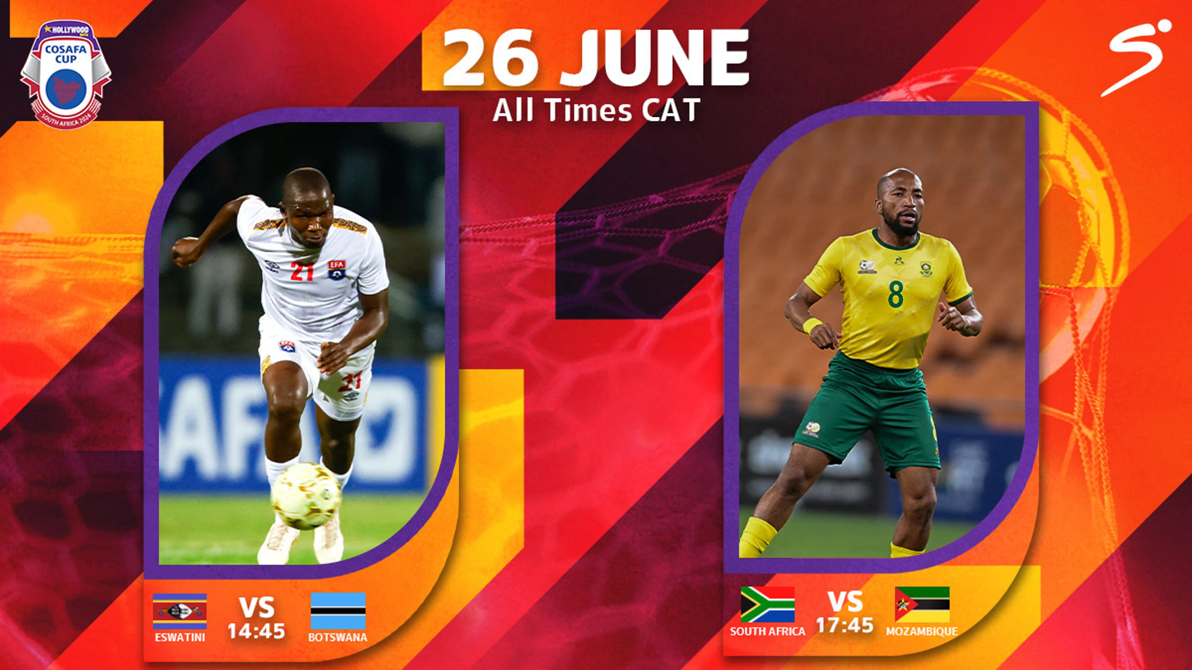 Bafana open Cosafa Cup campaign against Mozambique