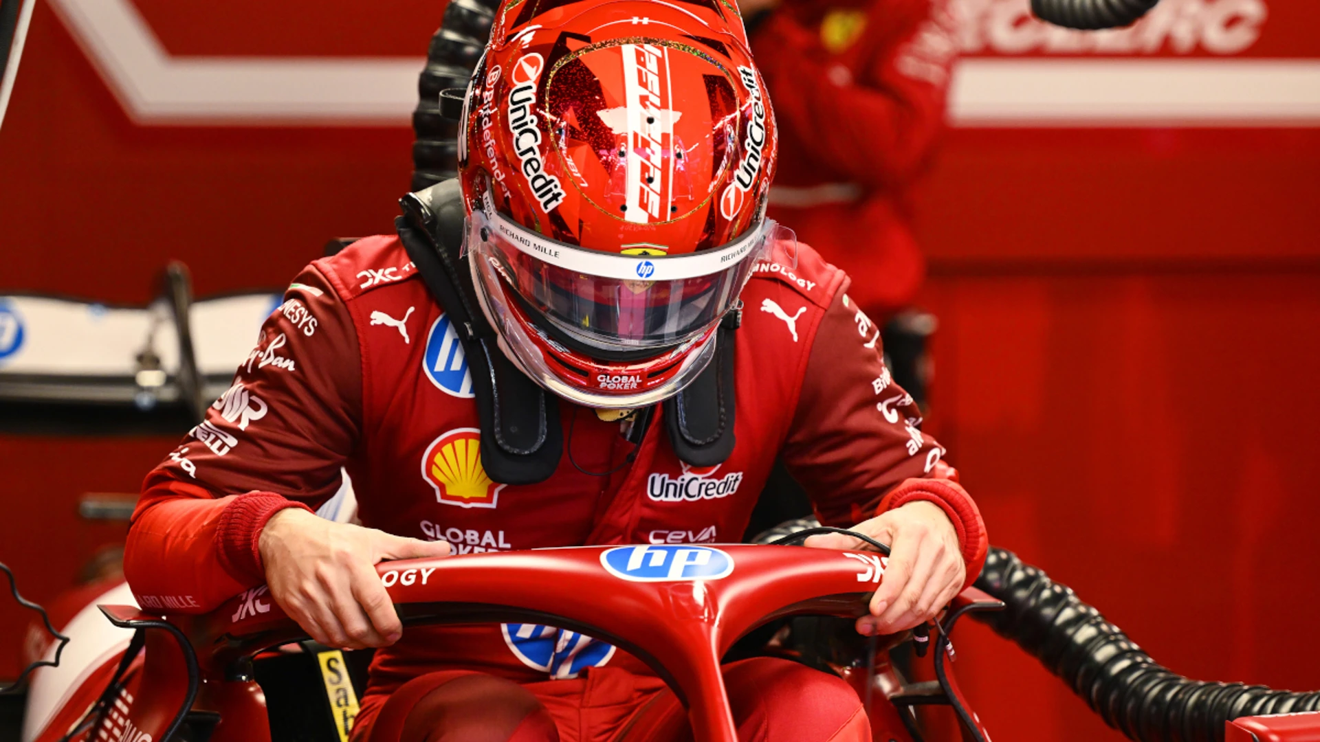 Leclerc fastest for Ferrari in first Las Vegas GP practice