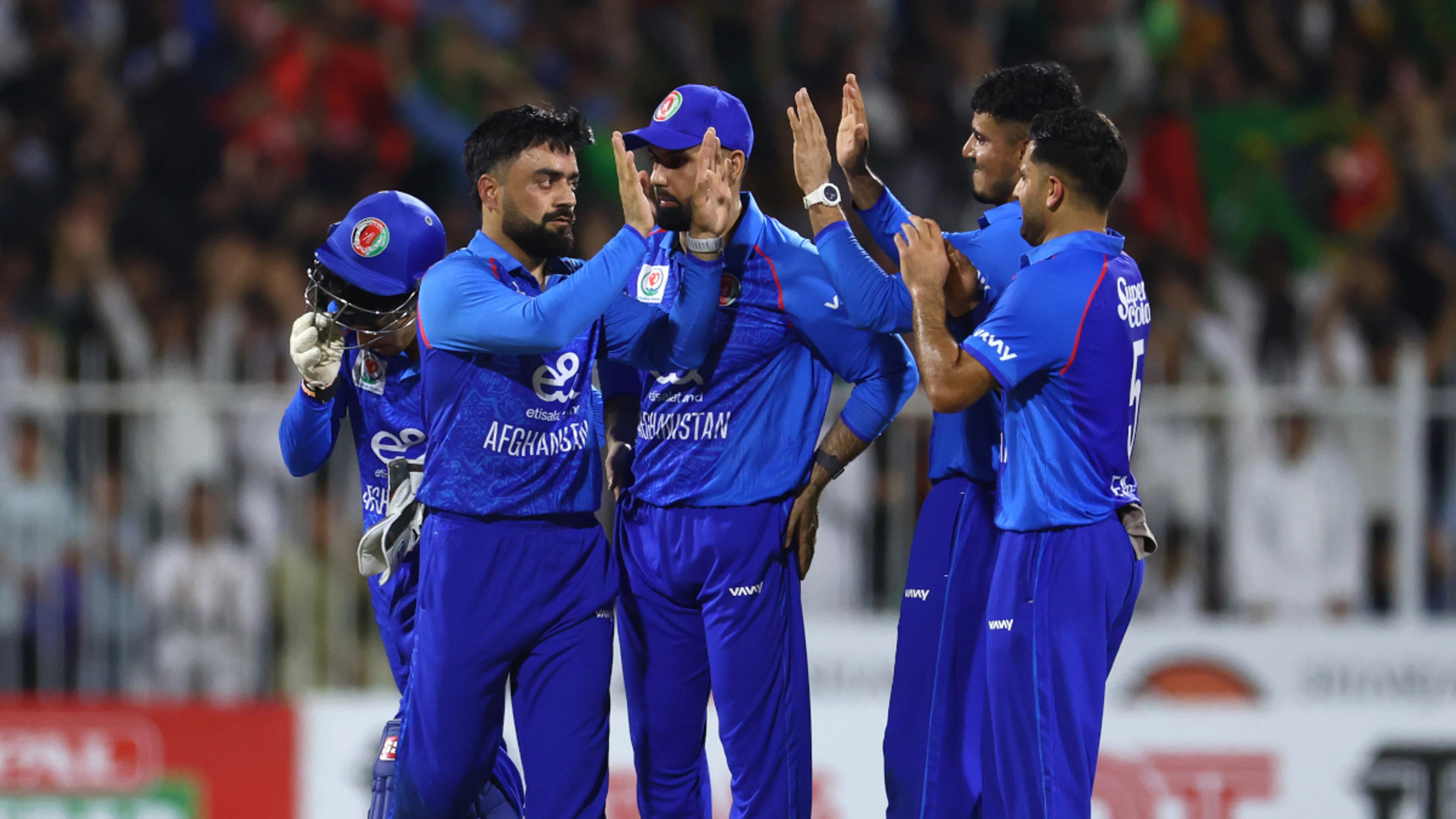 Rashid sets T20I record as Afghanistan beat UAE in tri-series