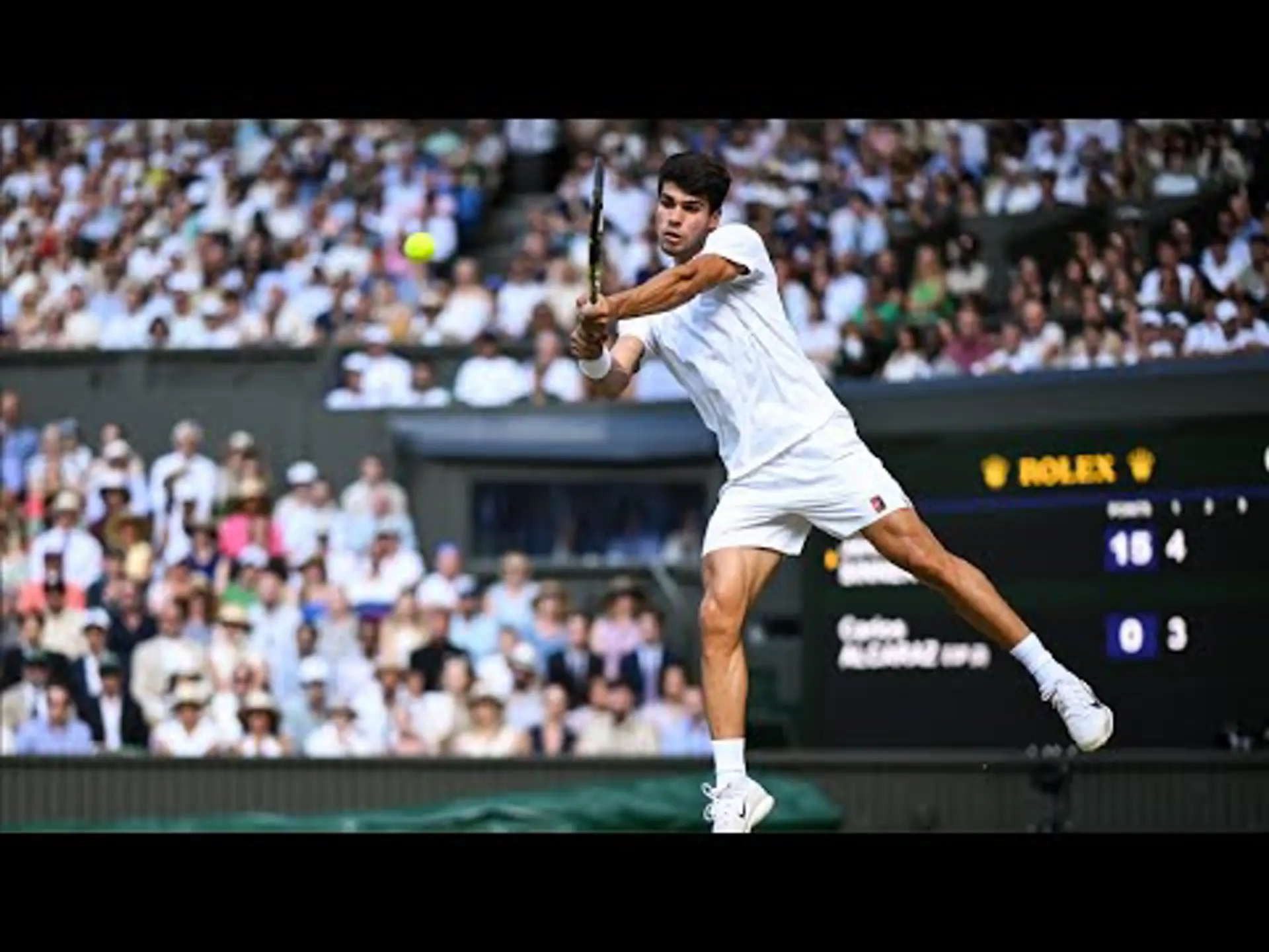Jannik Sinner v Carlos Alcaraz | Men's Final | Shots of the Day Highlights | Wimbledon