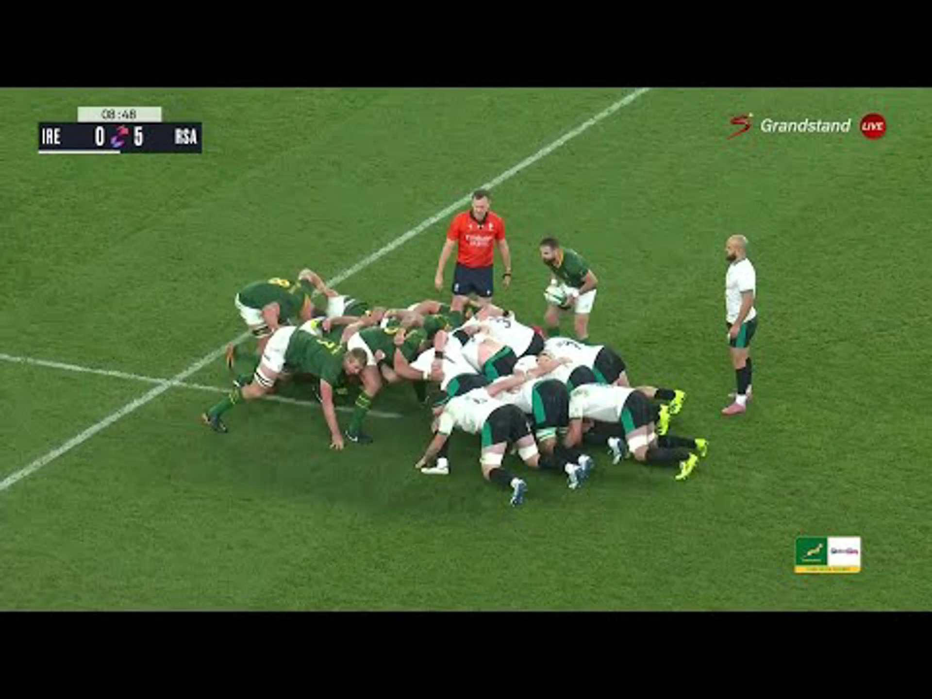 Springbok scrum dominates Ireland at the Aviva