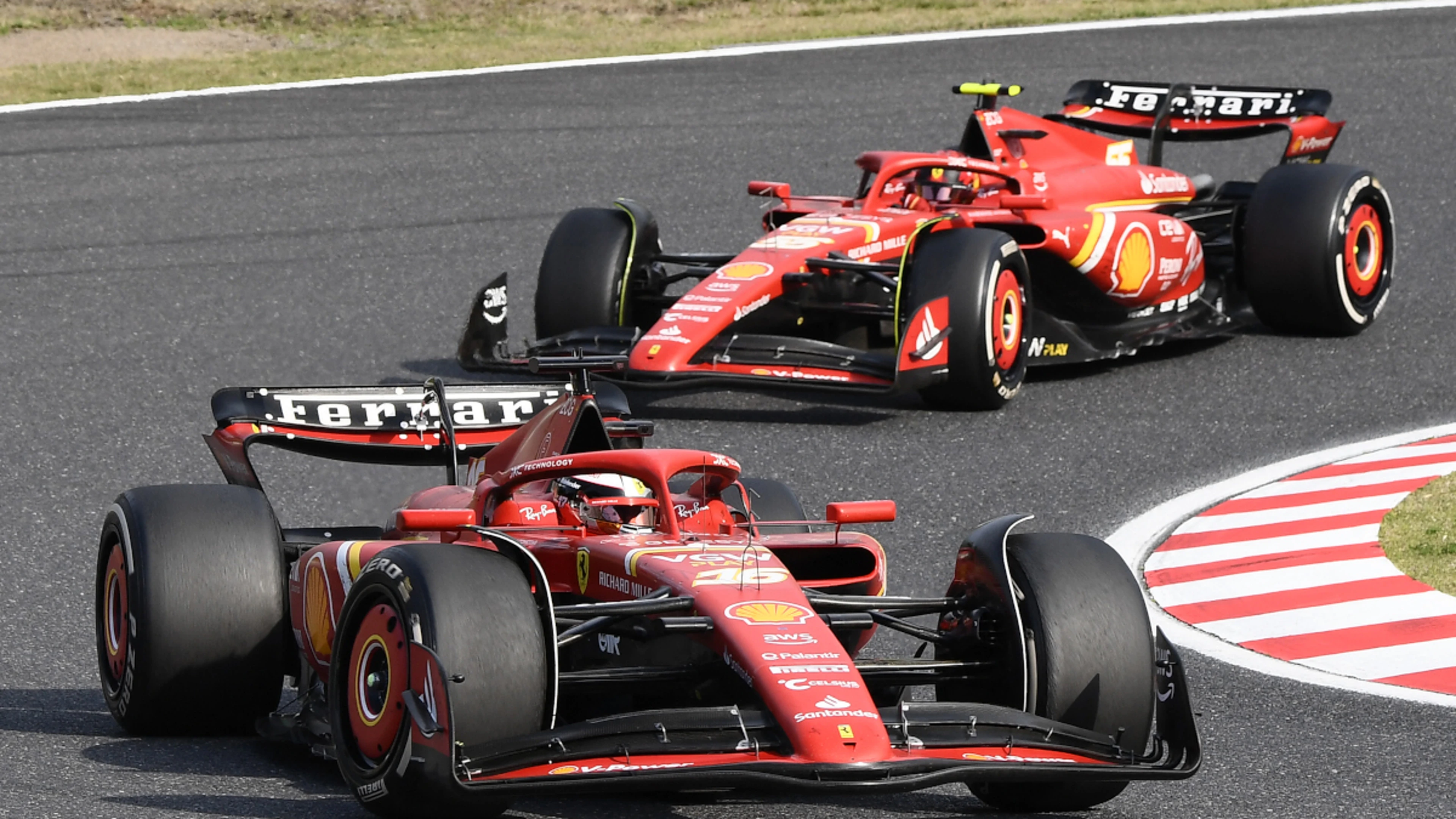 Leclerc delighted with Ferrari strategy in Japan