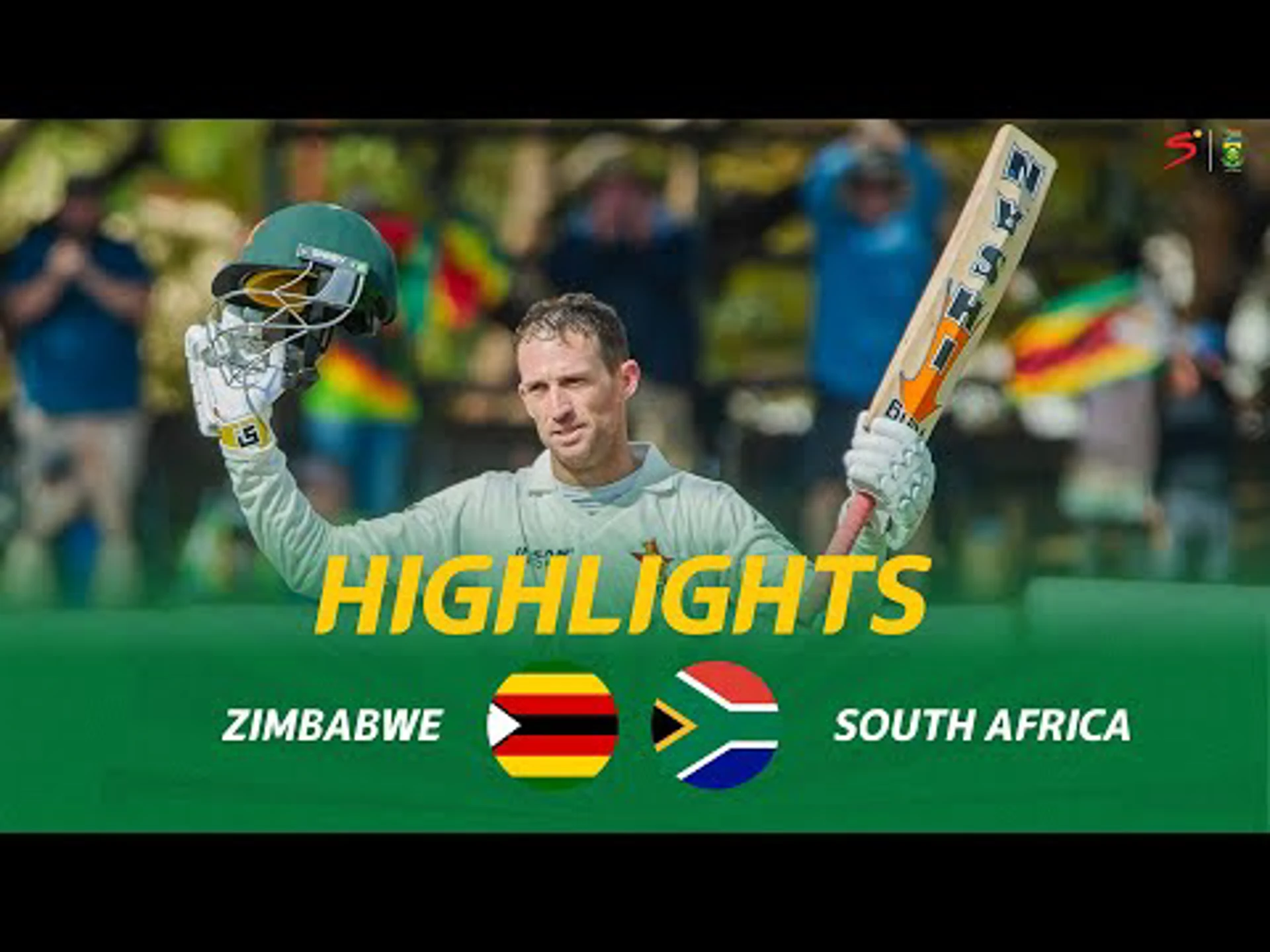 Zimbabwe v South Africa | Short Highlights | 1st Test Day 2