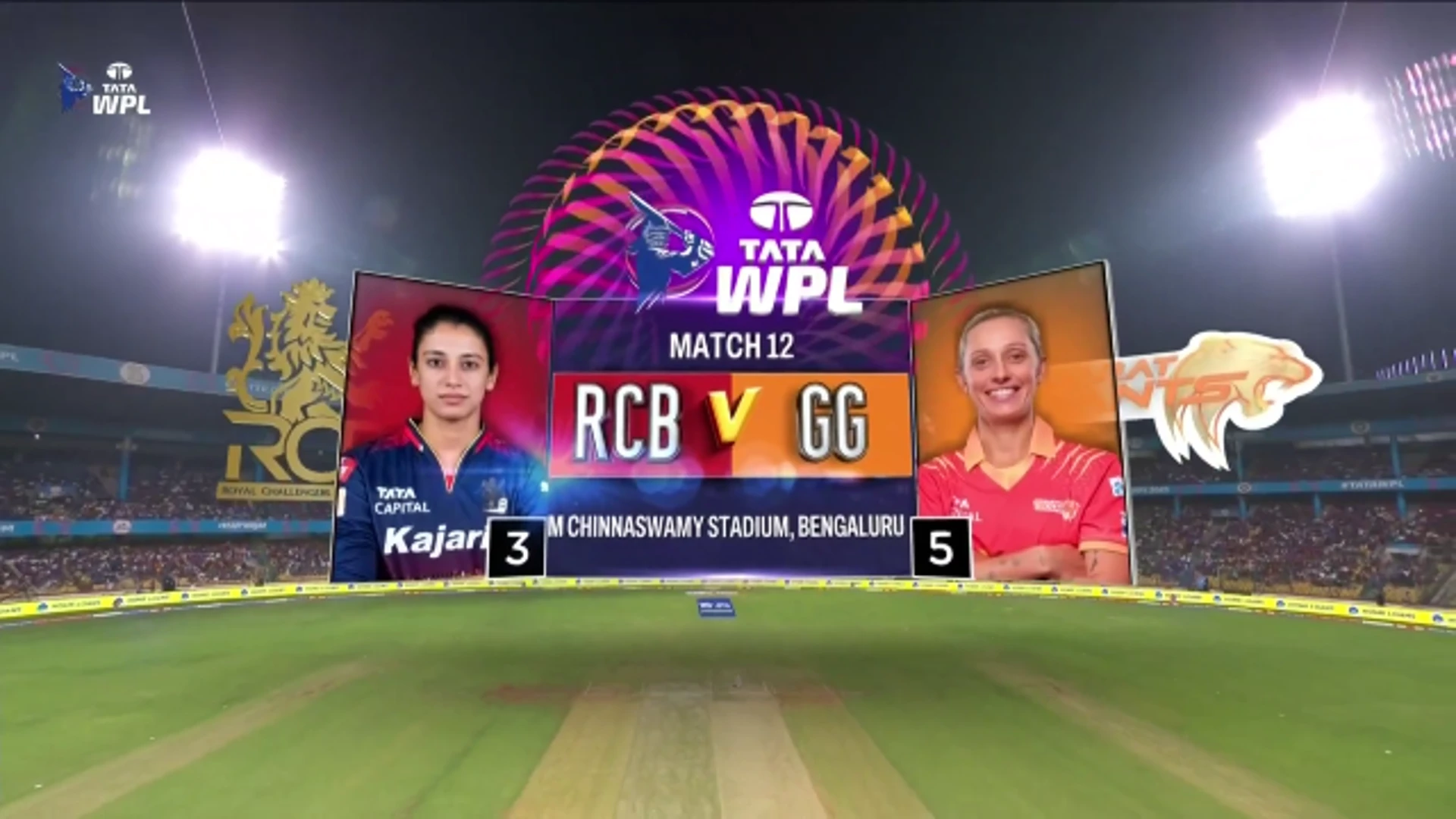 Royal Challengers v Gujarat Giants | Match Highlights | Women's Premier League T20