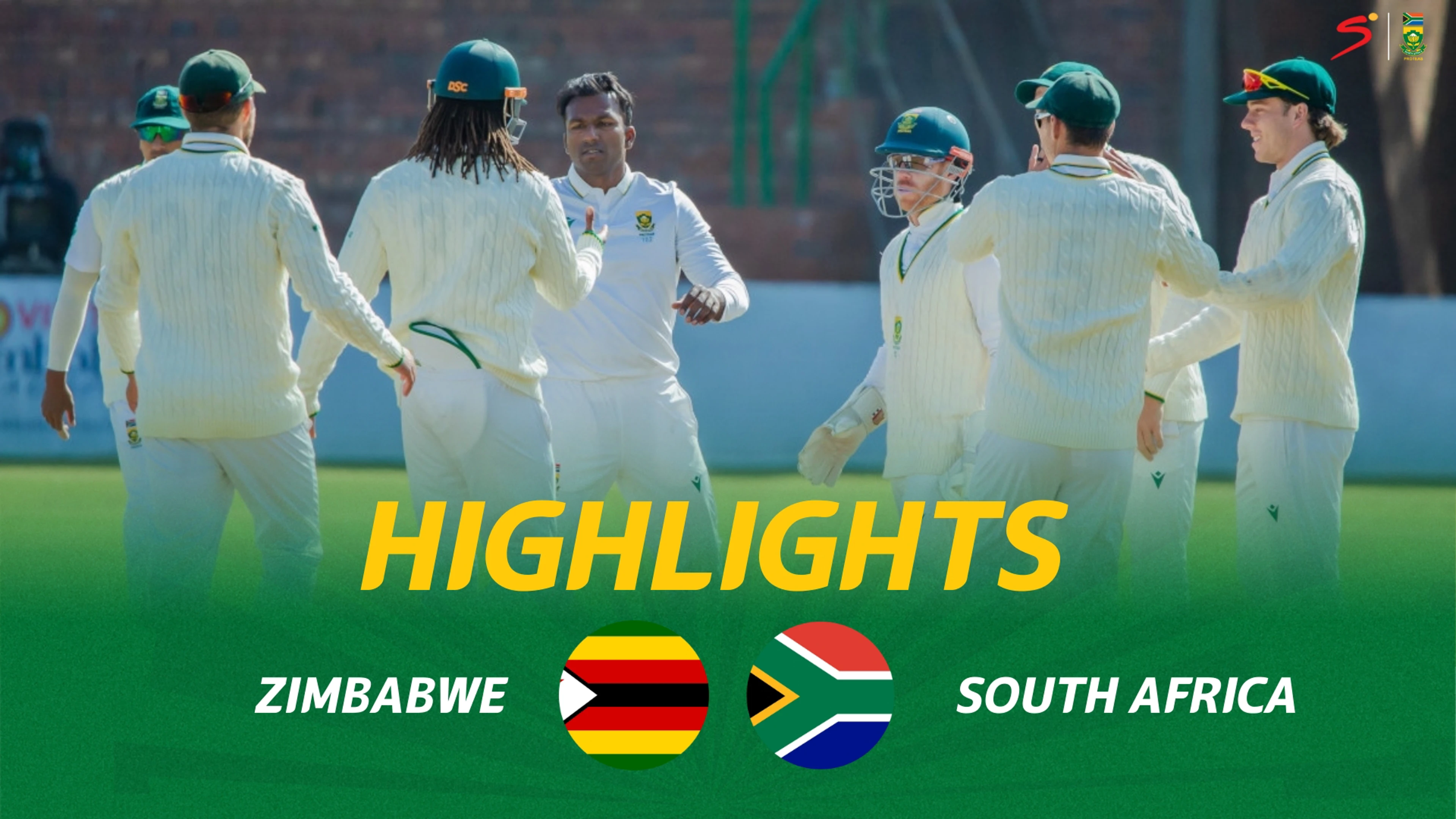 Zimbabwe v South Africa | Short Highlights | 2nd Test Day 3