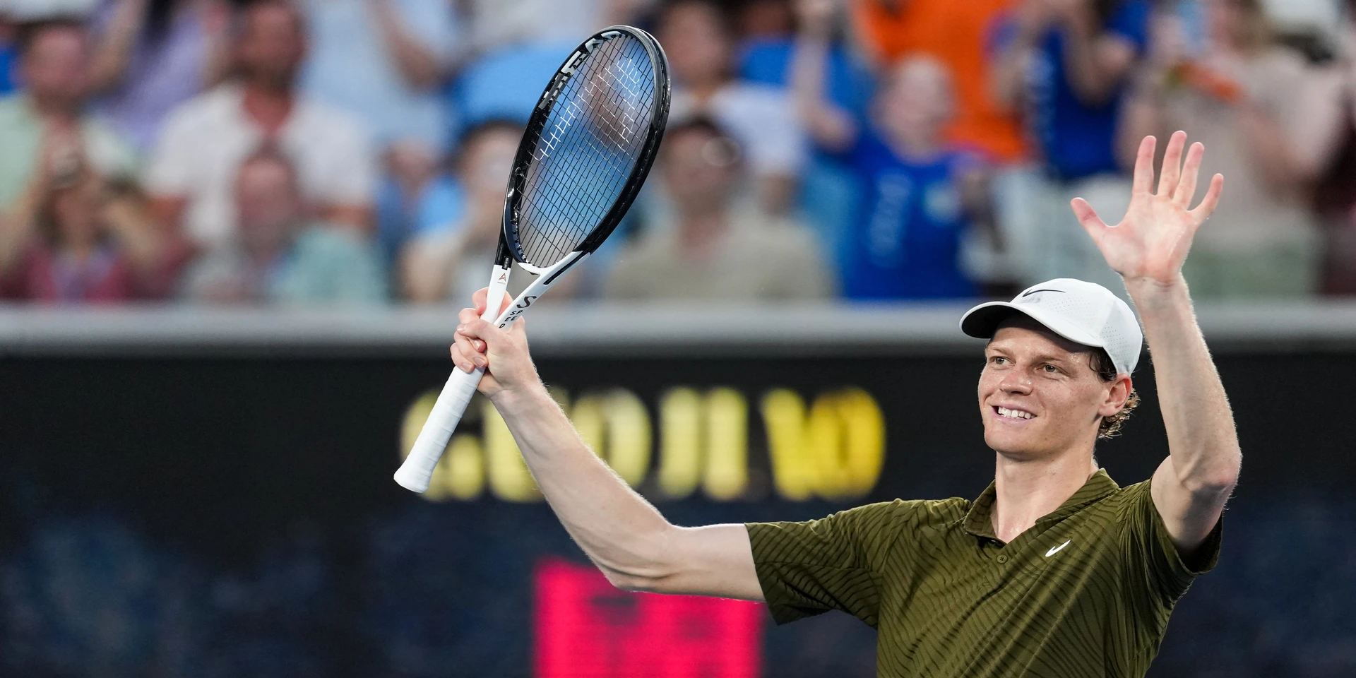 MELBOURNE SIZZLER: Sinner races on, 'gross' pie for Keys