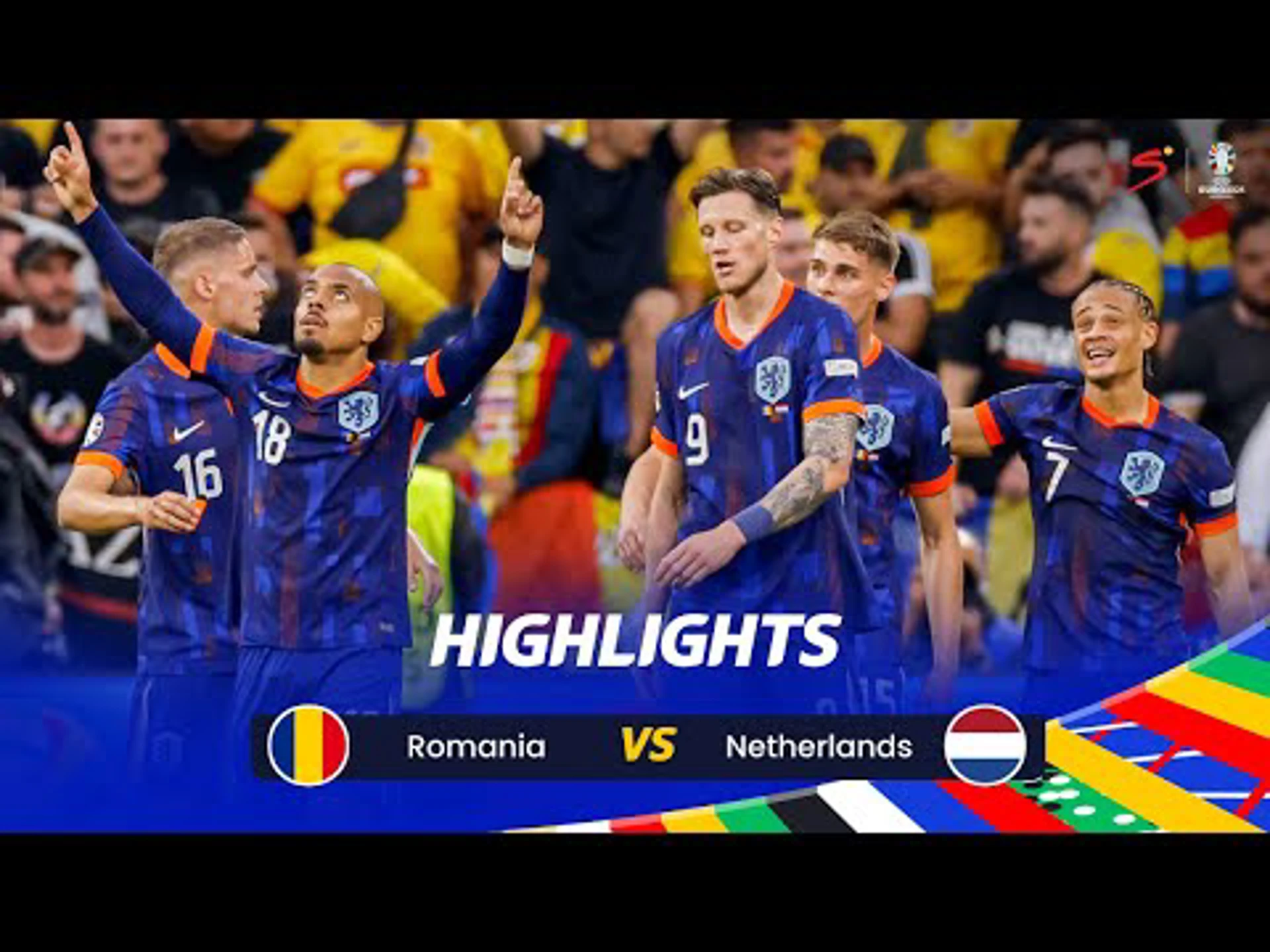 Romania v Netherlands | Match Highlights | UEFA EURO 2024