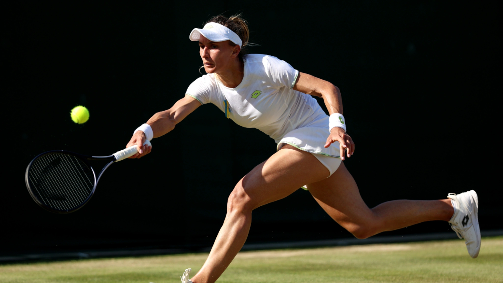 Wimbledon 2022: Lesia Tsurenko breaks all-white dress code for