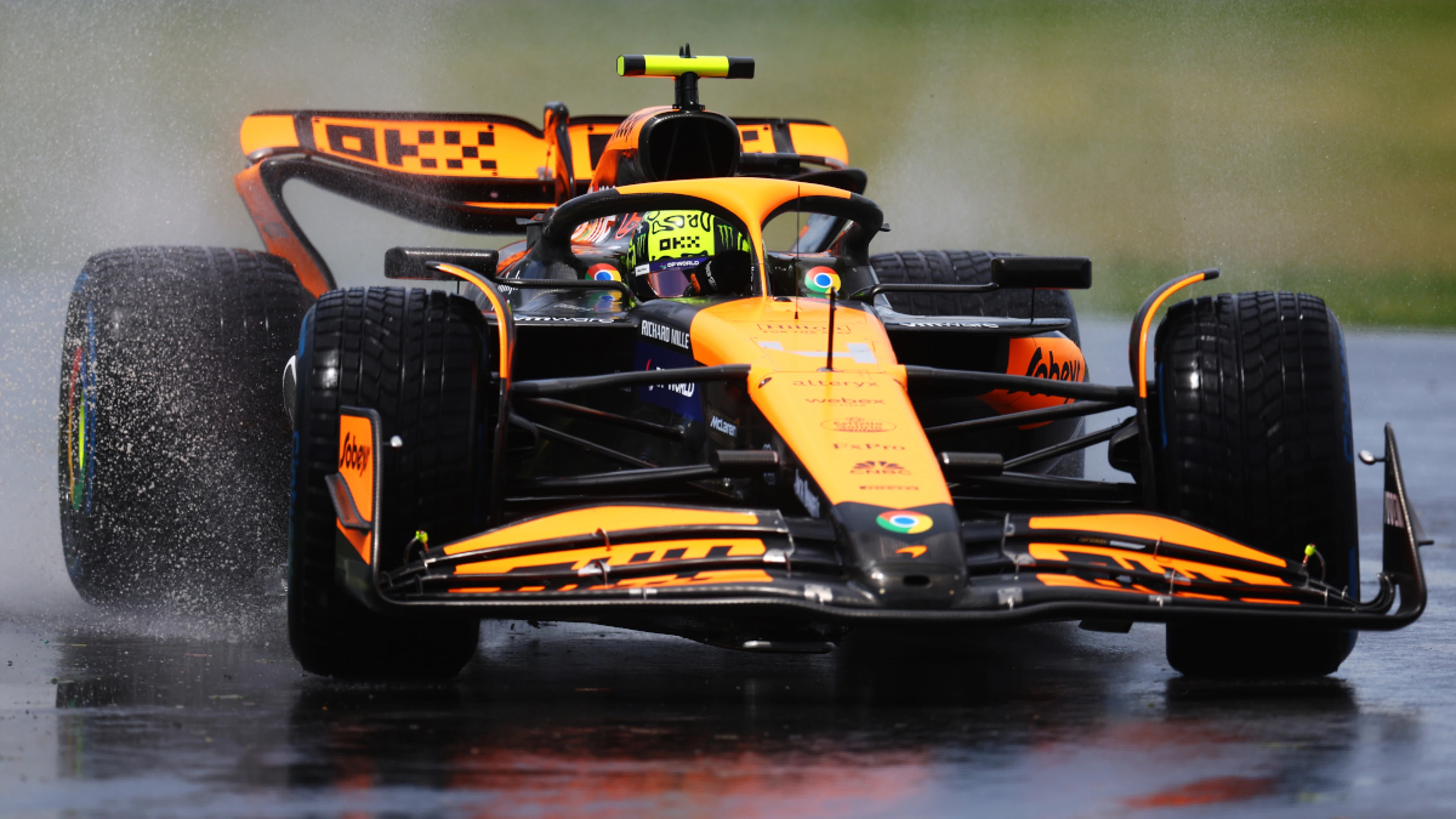Alonso on top after wet and wild practice at Canada Grand Prix