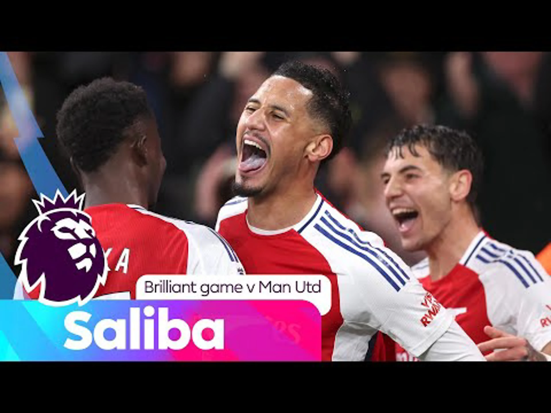 Flawless Performance | William Saliba against Man United | Premier League