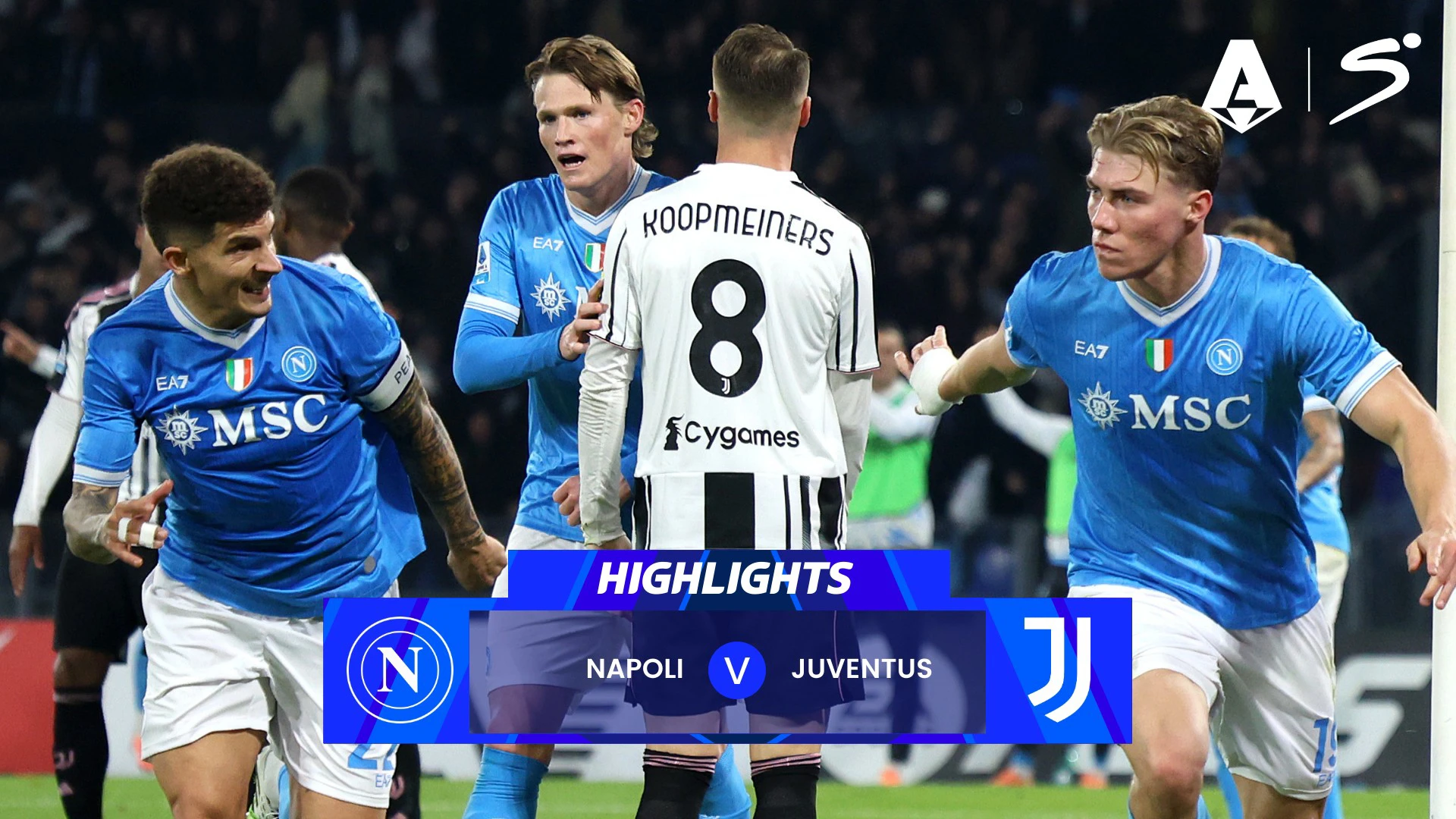 Napoli v Juventus | Match Highlights | Italian Serie A