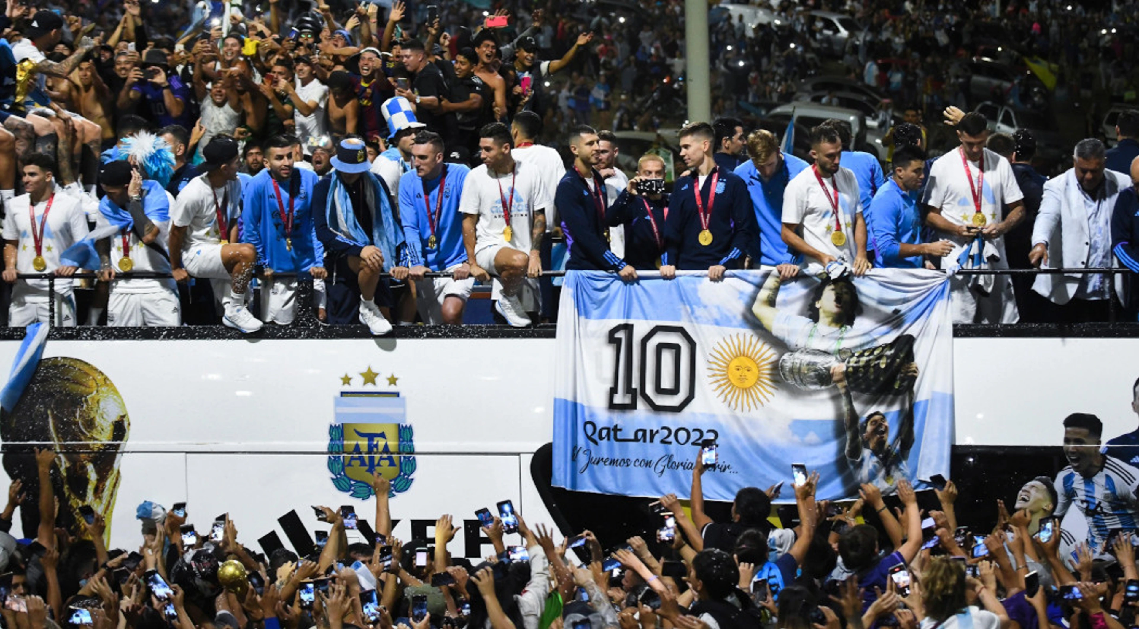 Fan gloom as Argentina World Cup victory parade ends abruptly
