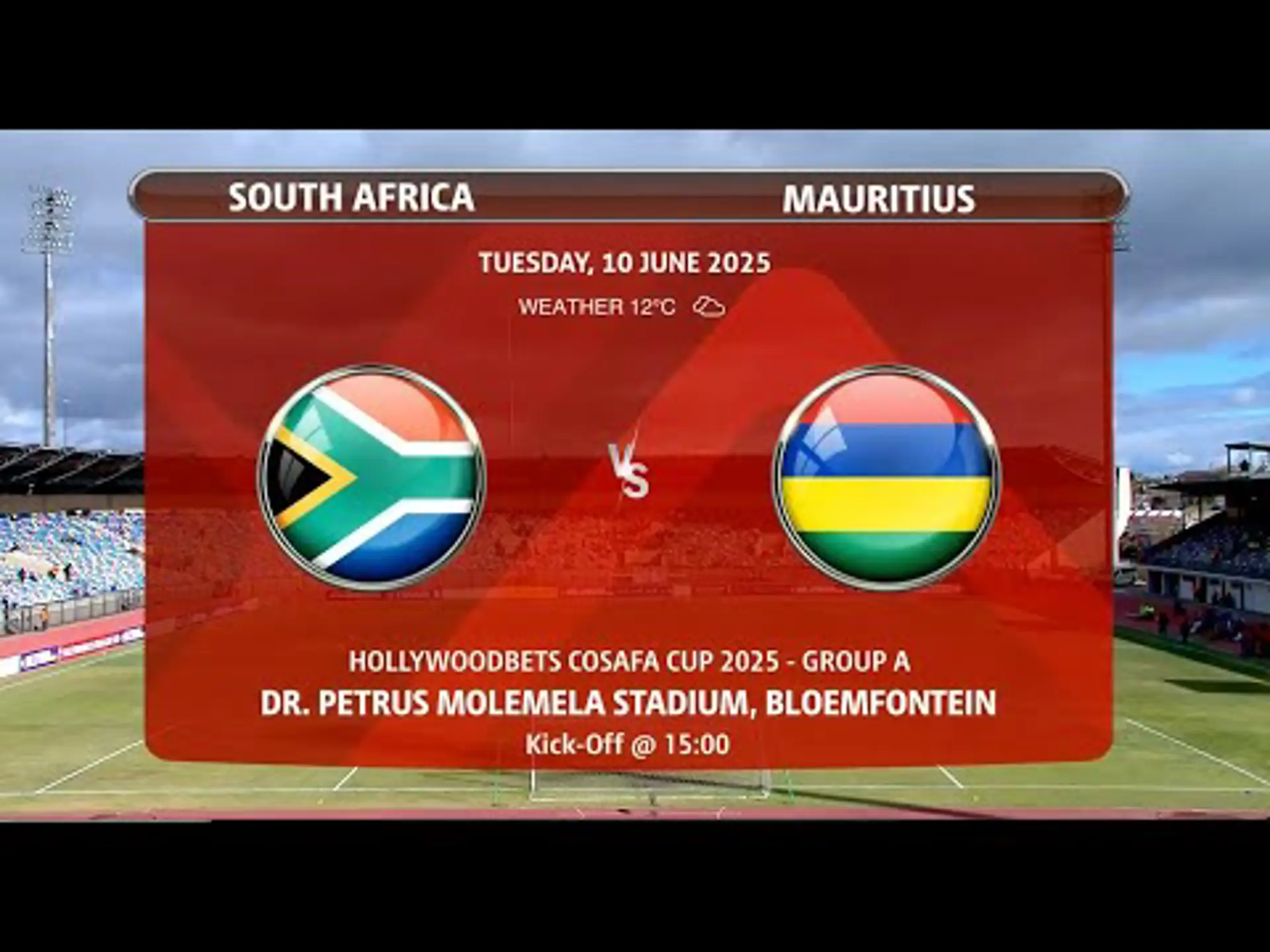 South Africa v Mauritius | Match Highlights | COSAFA Cup