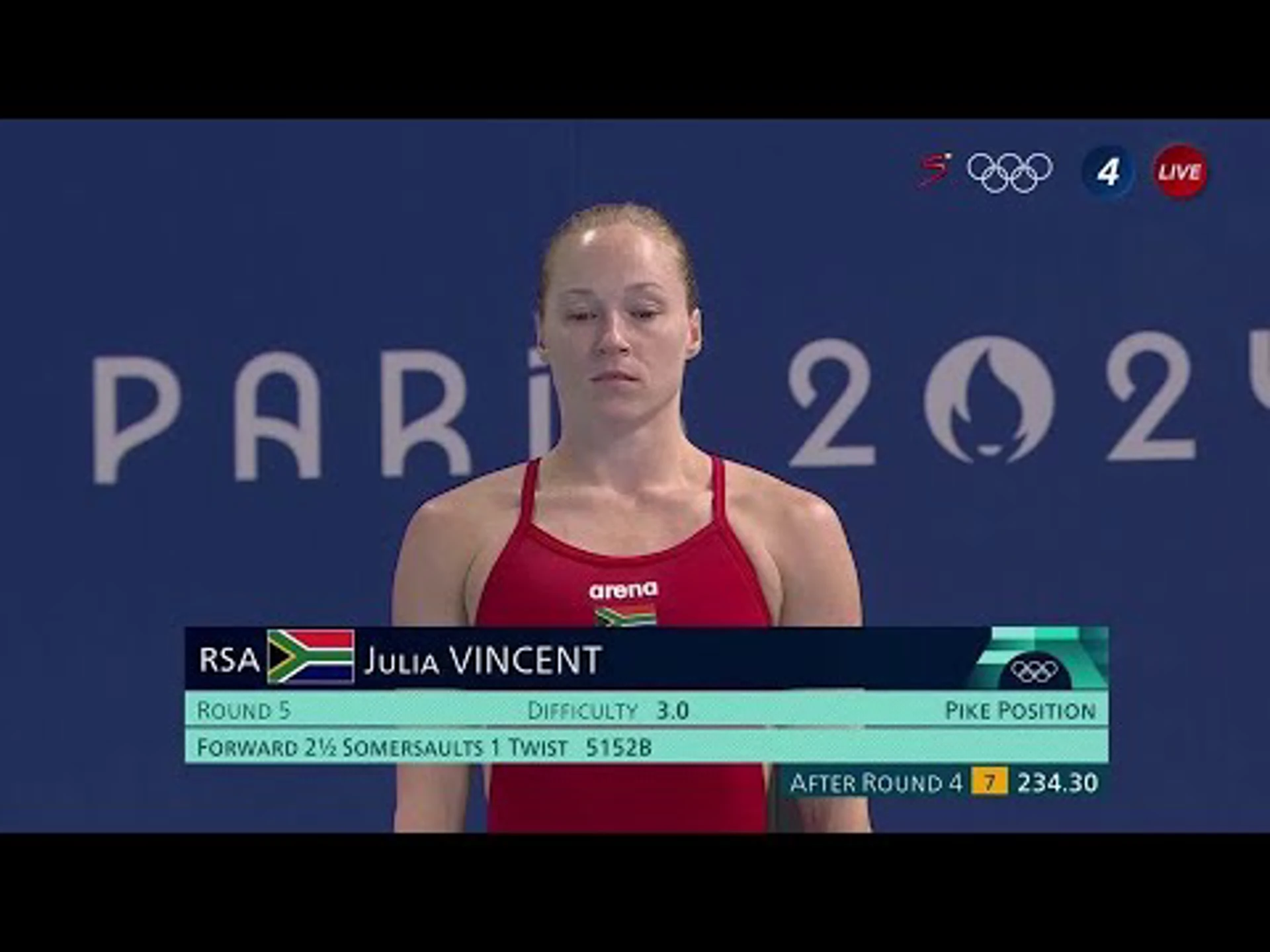 Julia Vincent, Women's 3m Springboard | Highlights | Olympics Diving, Paris 2024