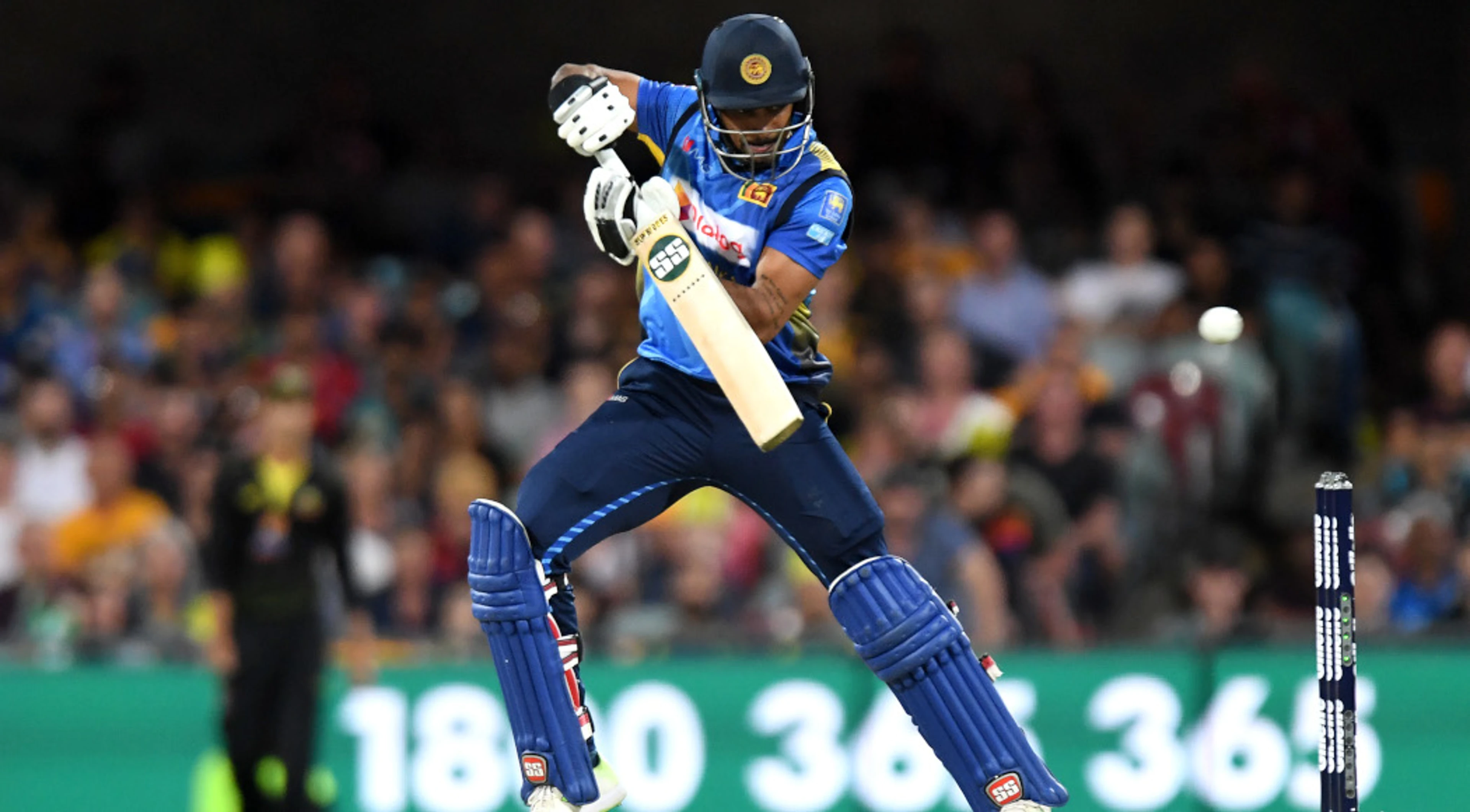 Gunathilaka's controversial dismissal mars Windies win