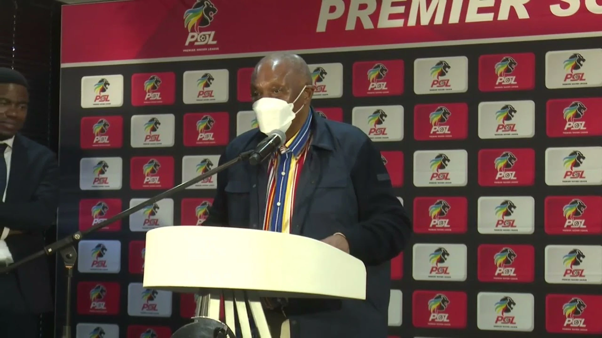 PSL Chairman Dr Irvin Khoza at the announcement of the new sponsor