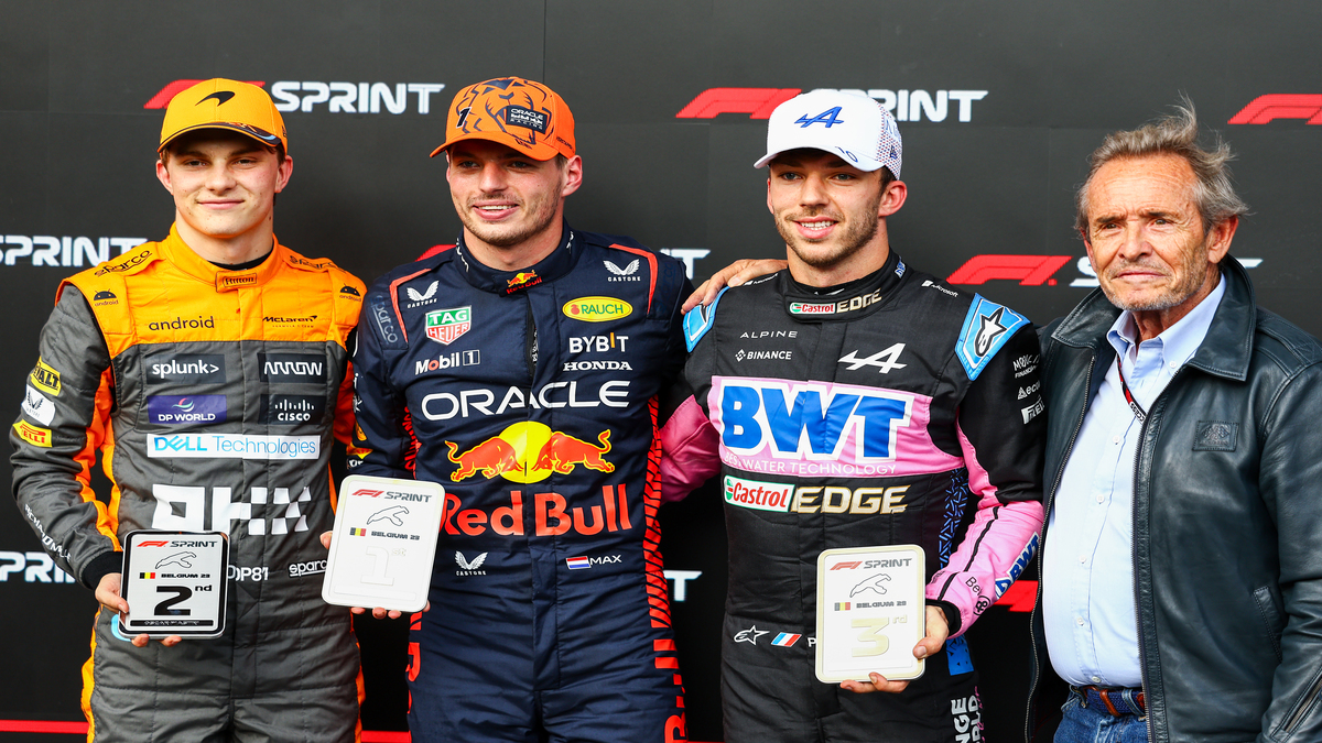 Verstappen wins Belgian Grand Prix sprint race