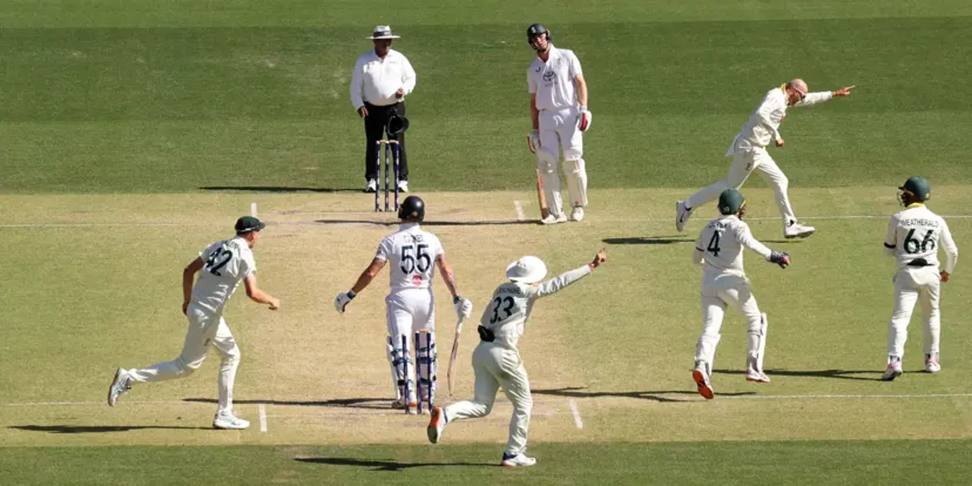 URN AWAITS: Australia four wickets from Ashes glory as England cling on