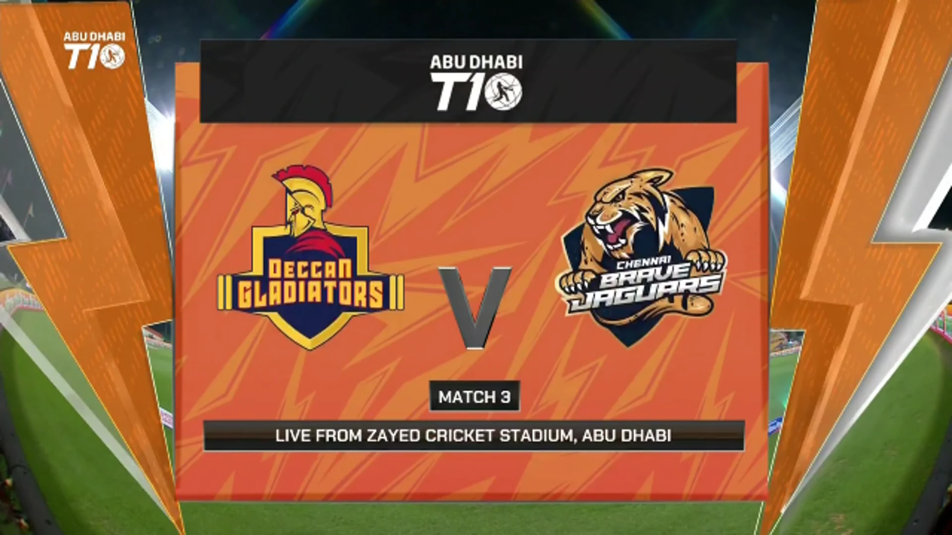 Deccan Gladiators v Chennai Brave Jaguars | Match Highlights | Abu Dhabi T10