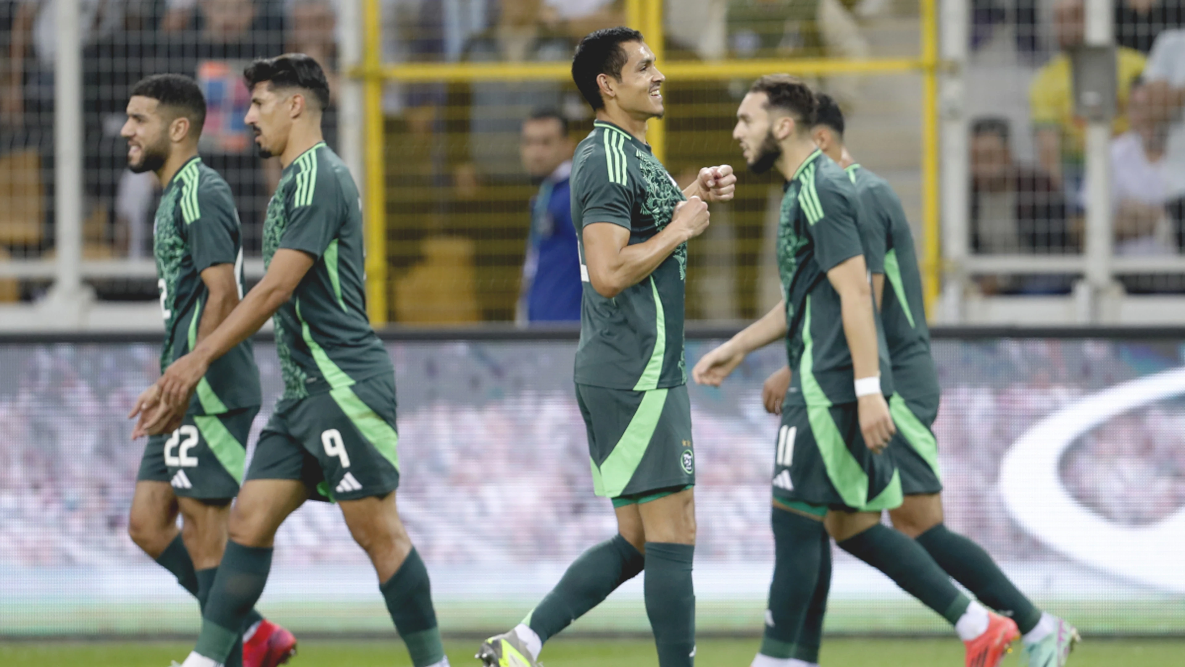 Algeria rout Liberia to finish unbeaten in Group E