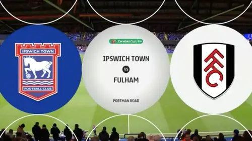 Ipswich Town v Fulham | Fourth Round | Match Highlights | Carabao Cup