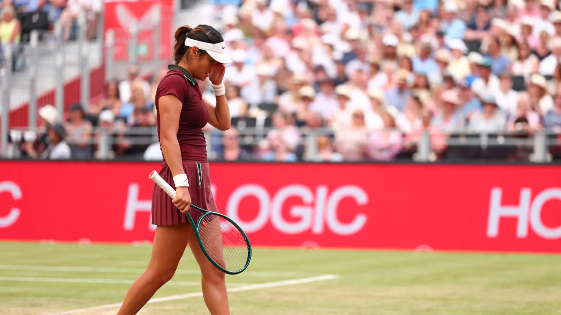 Raducanu not satisfied with level at Queen's after quarterfinal exit