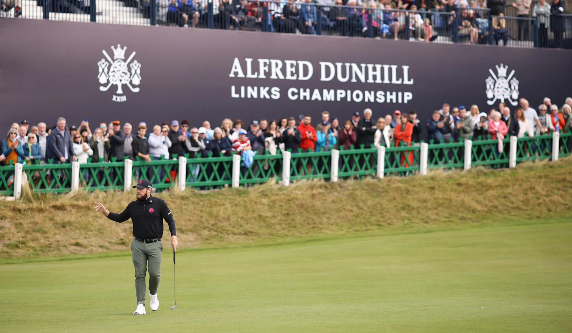 Hatton ties St. Andrews course record to lead Alfred Dunhill