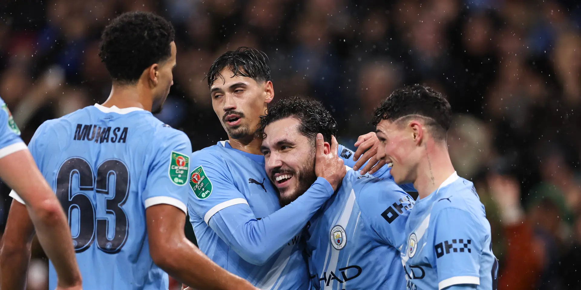Cherki inspires Man City cruise into League Cup semis