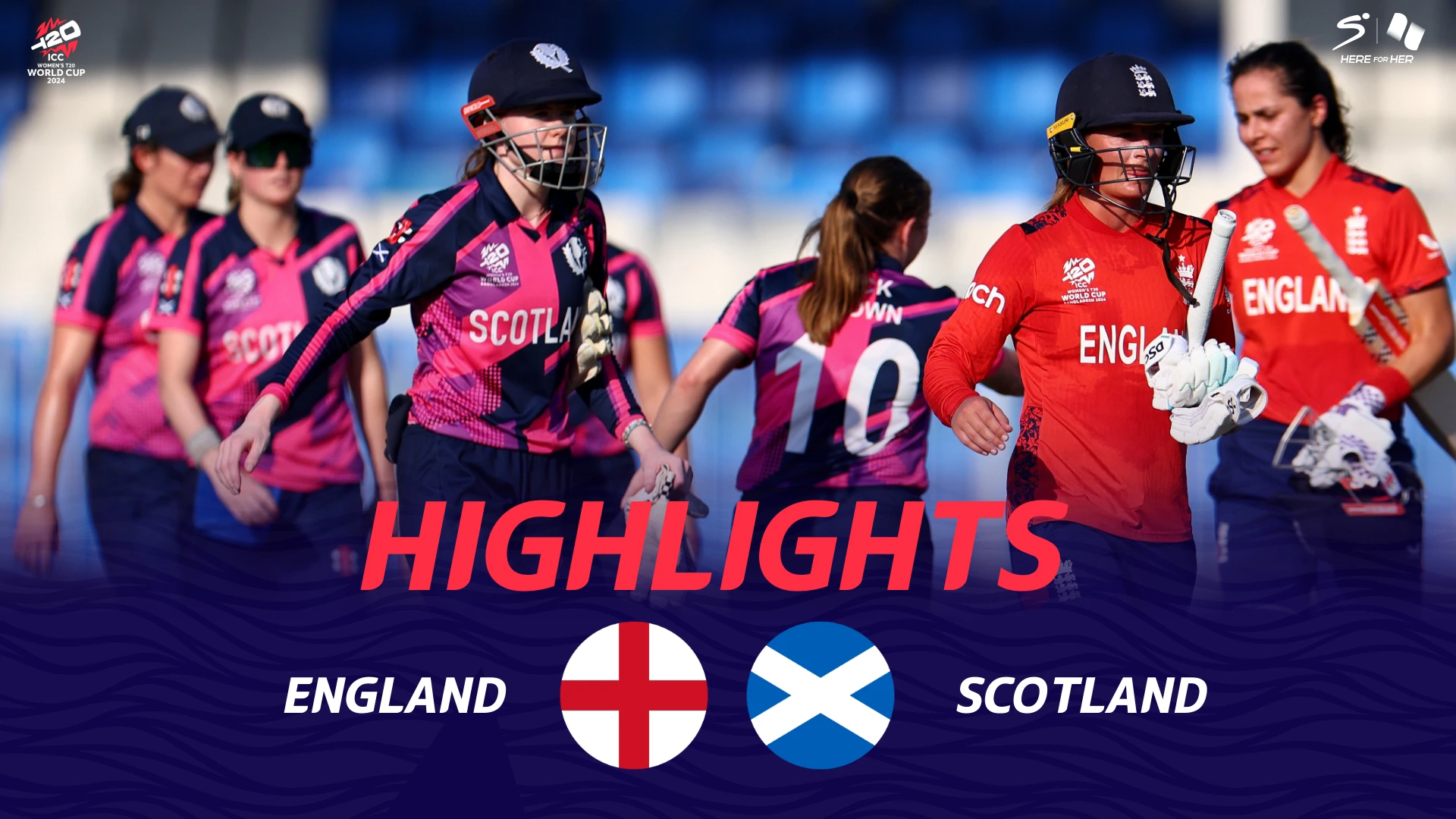 England v Scotland | Match Highlights | ICC Women's T20 World Cup