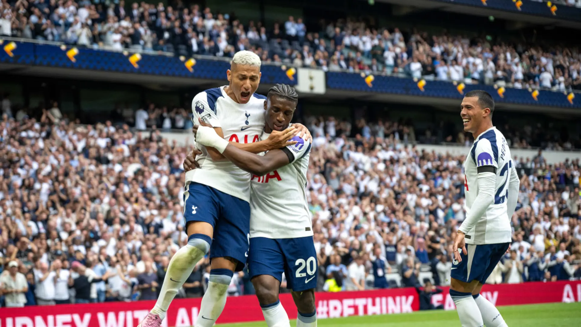 Spurs get Frank off to flier as Haaland sparks revamped Man City