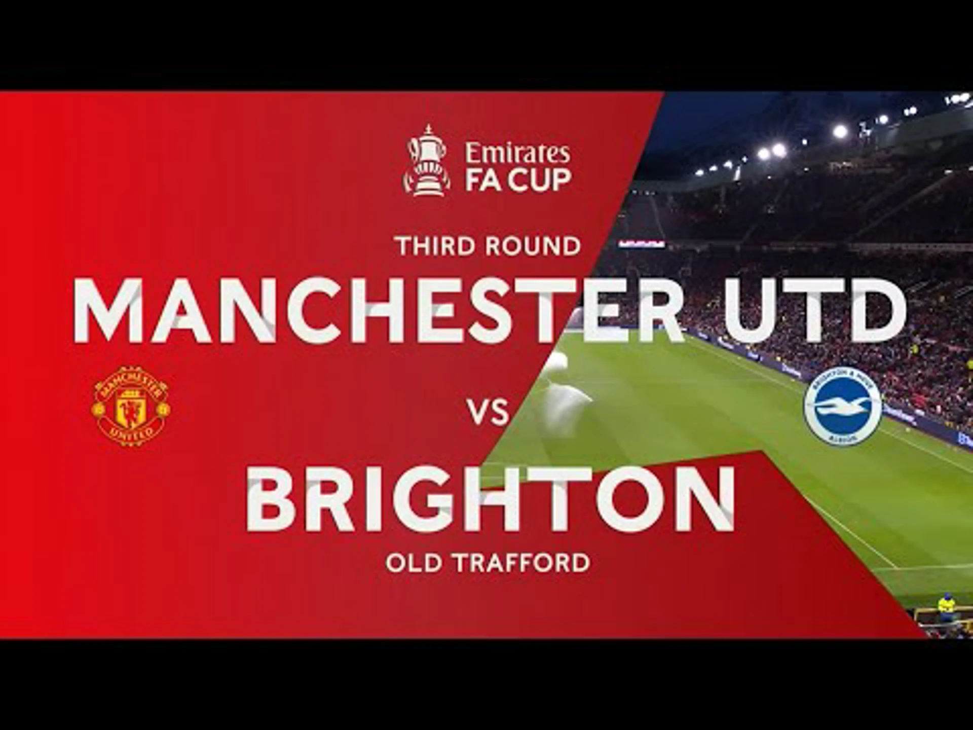 Manchester United v Brighton & Hove Albion | Match Highlights | Emirates FA Cup