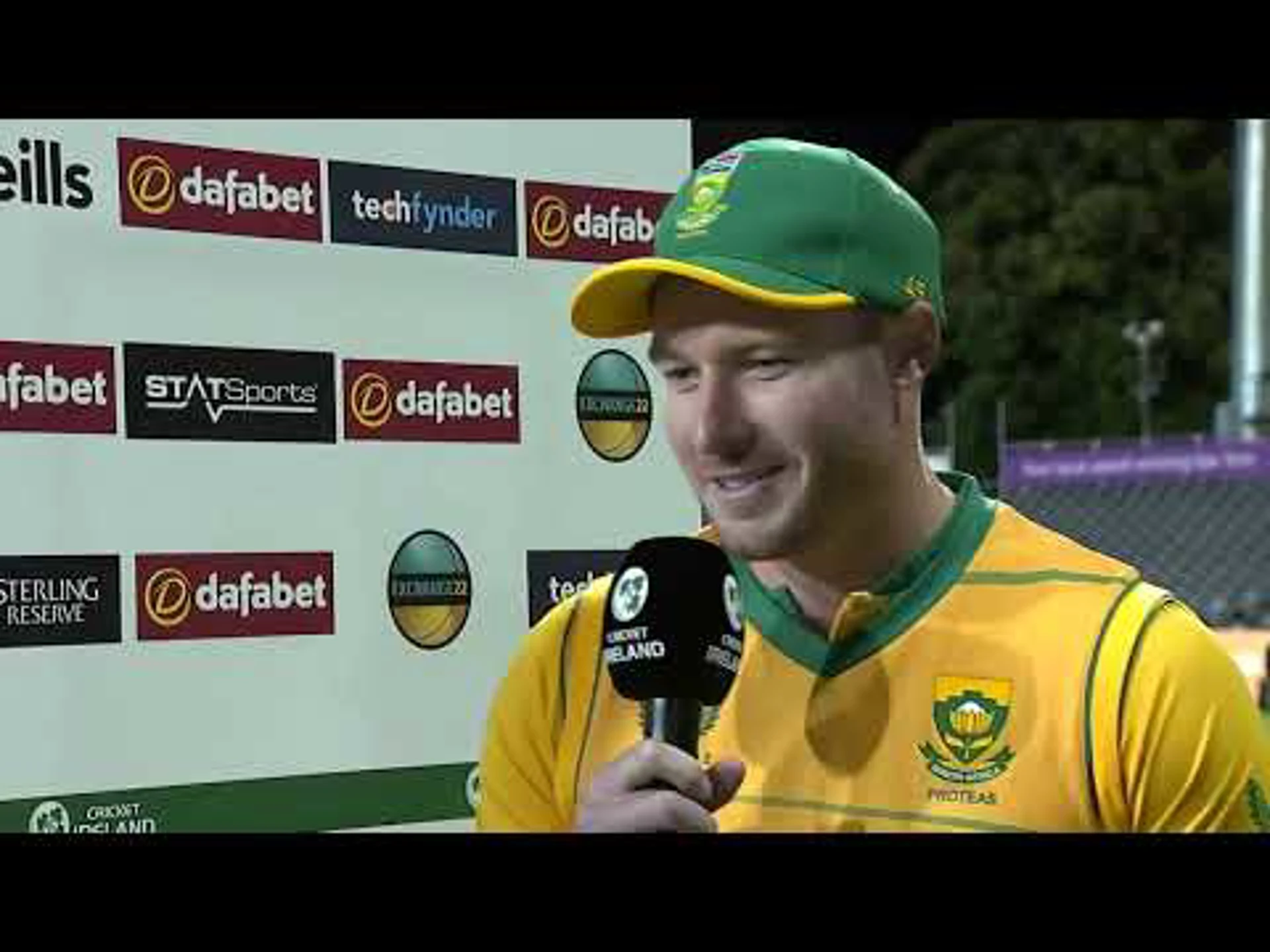 Ireland v South Africa T20 International | 2nd T20 | Post-match interview with David Miller