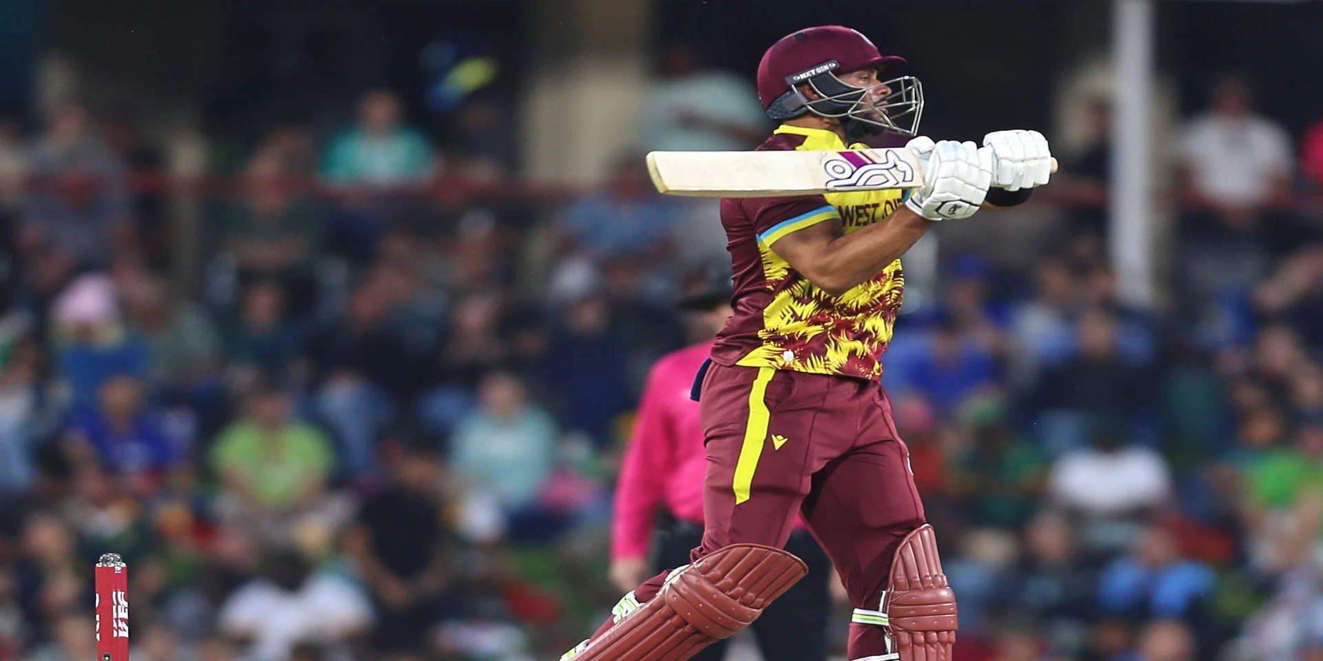 Hetmyer, Rutherford lead West Indies to challenging total vs SA