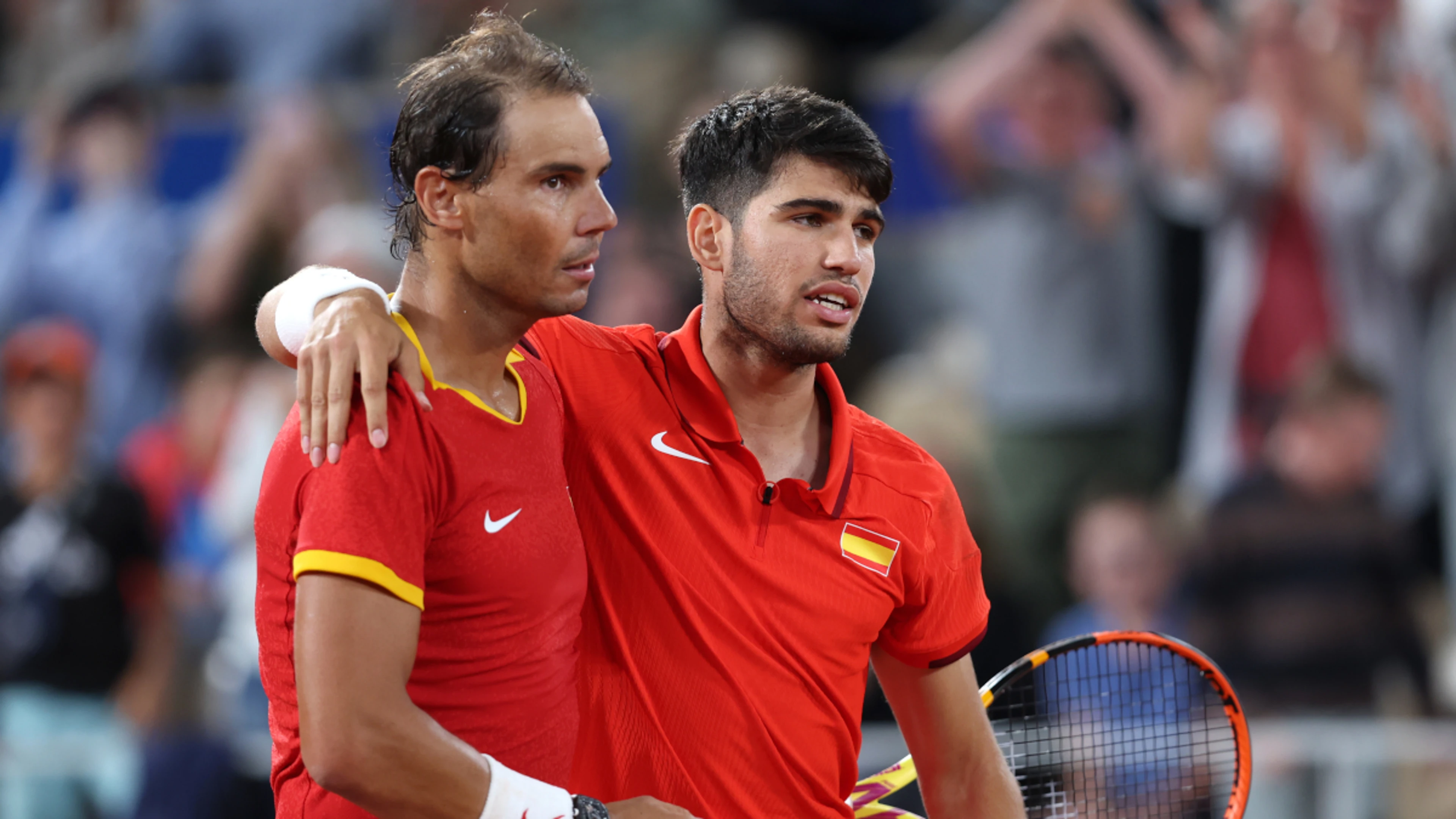 Nadal and Alcaraz win Olympics double opener
