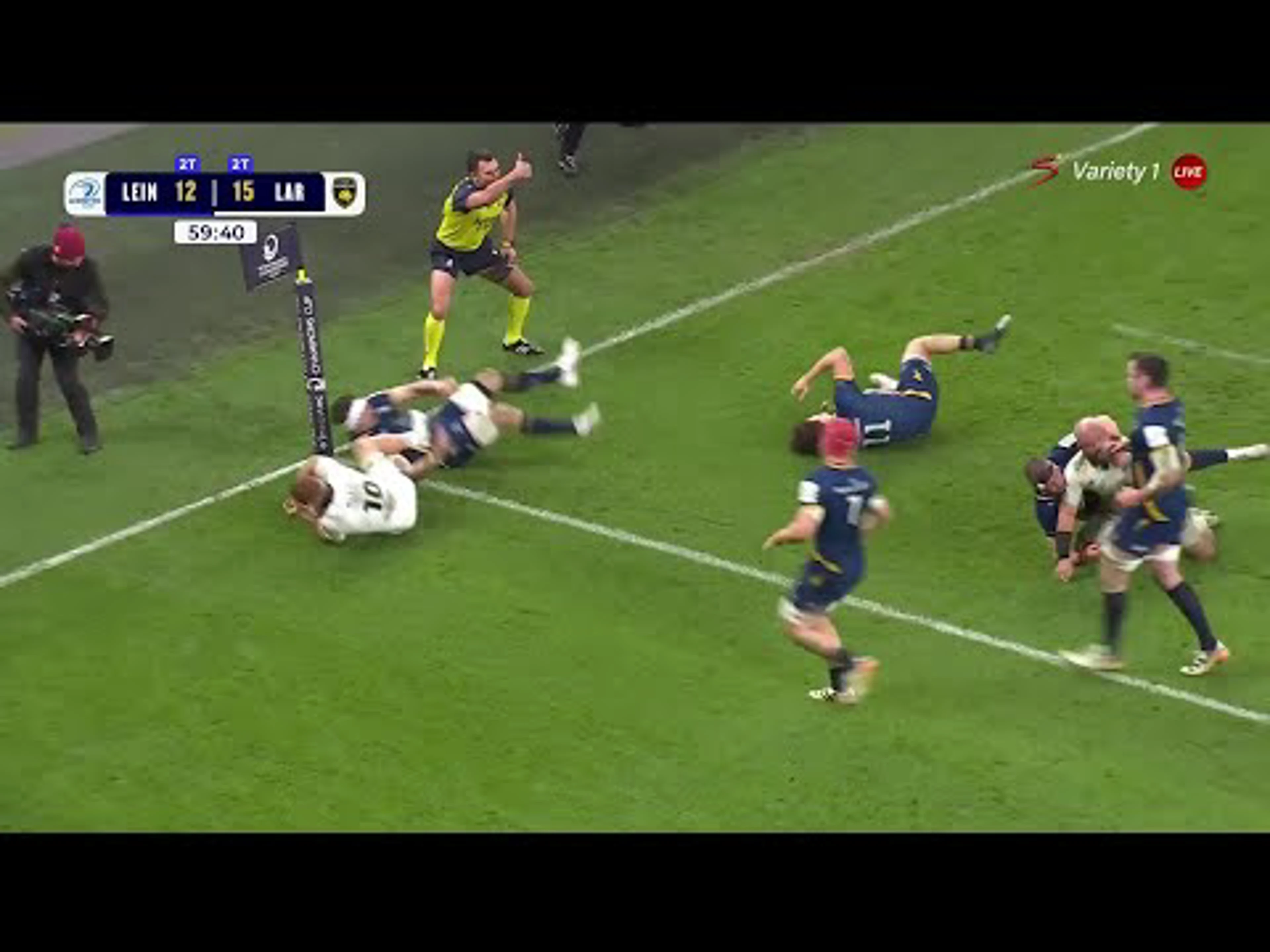 Ihaia West With a Try vs. Leinster Rugby