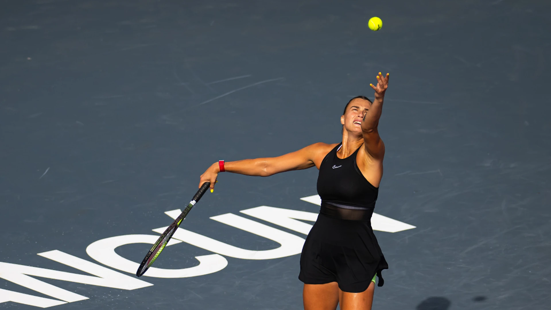 Frustrated Sabalenka wins opener to launch Beijing title bid