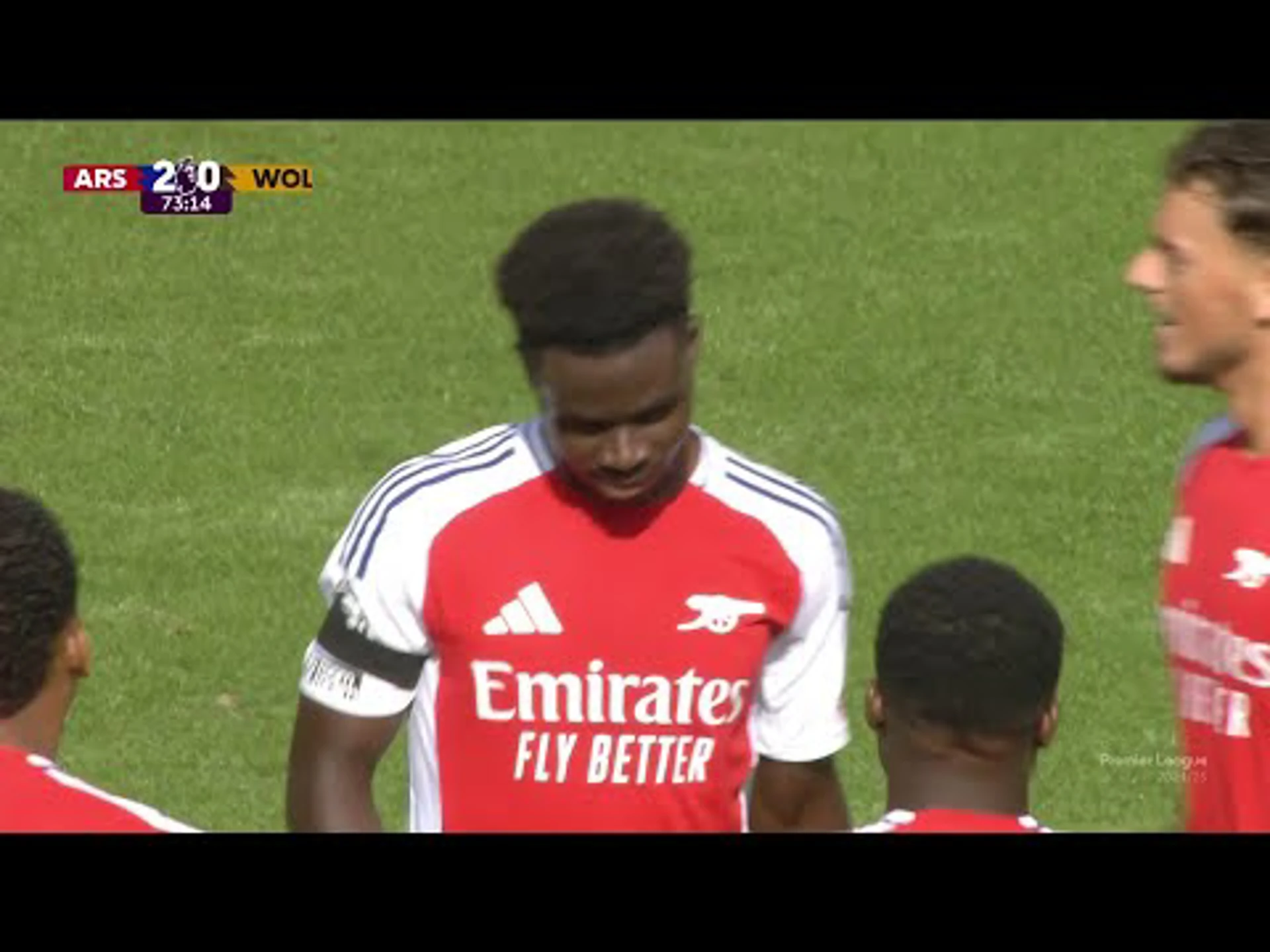 Bukayo Saka | 74ᵗʰ Minute Goal v Wolverhampton