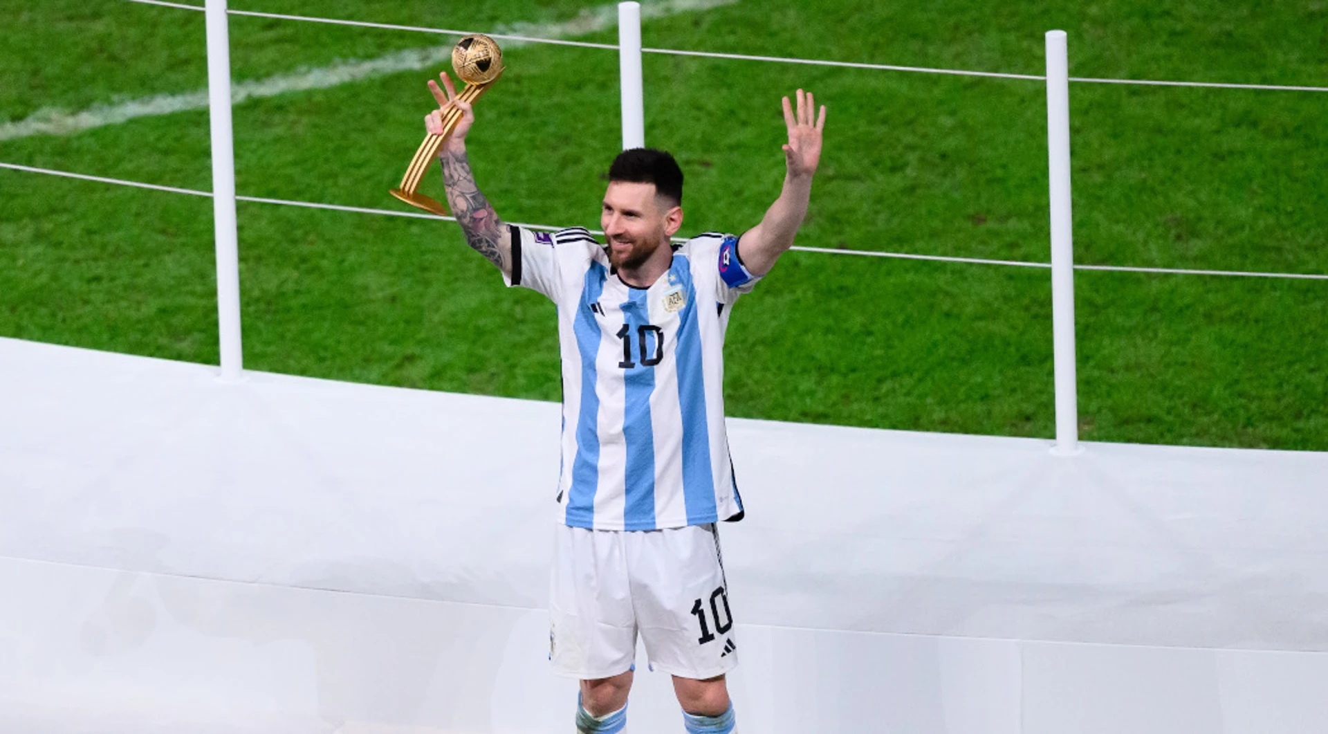 Messi says will continue Argentina career after World Cup win