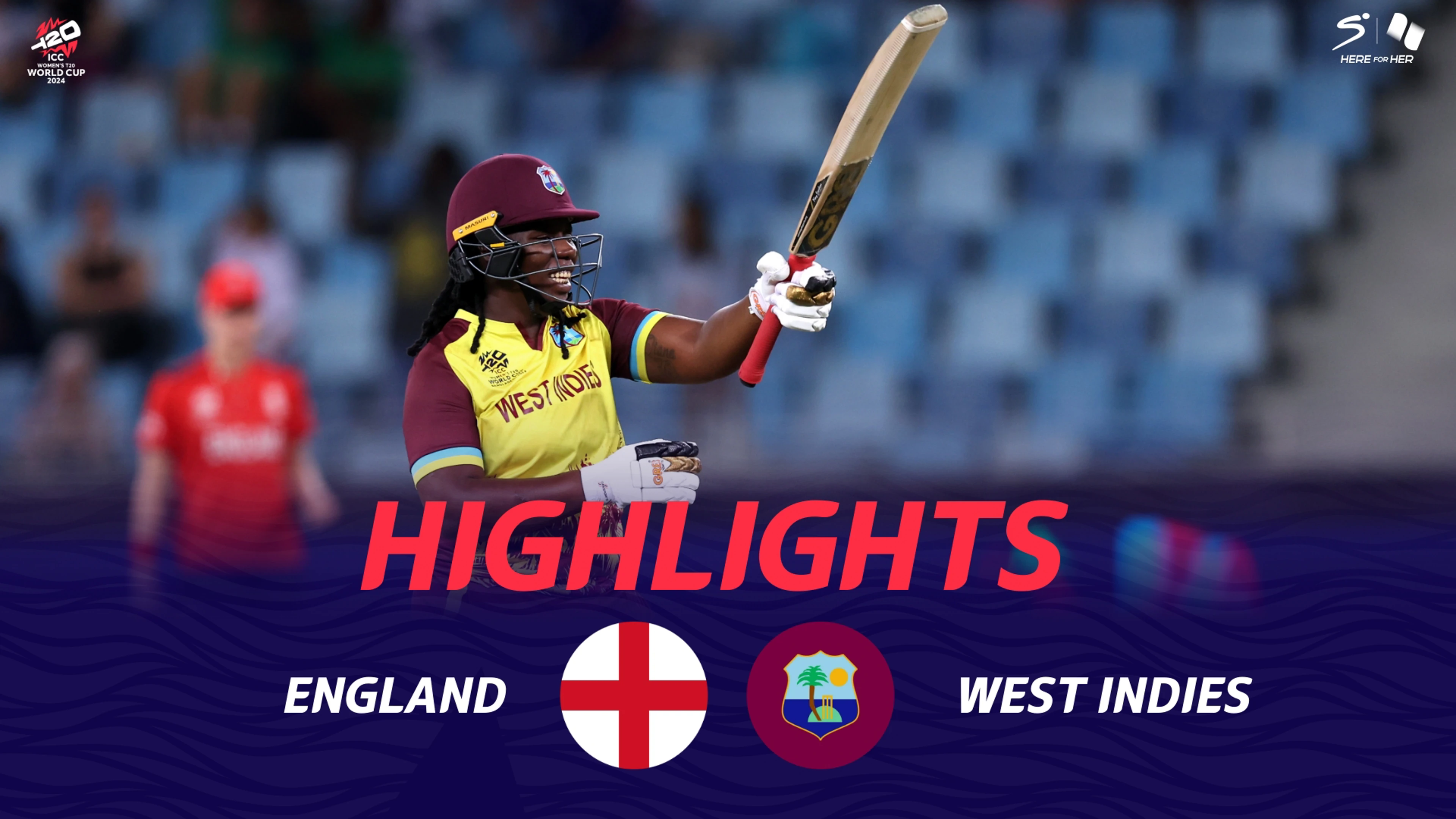 England v West Indies | Match Highlights | ICC Women's T20 World Cup