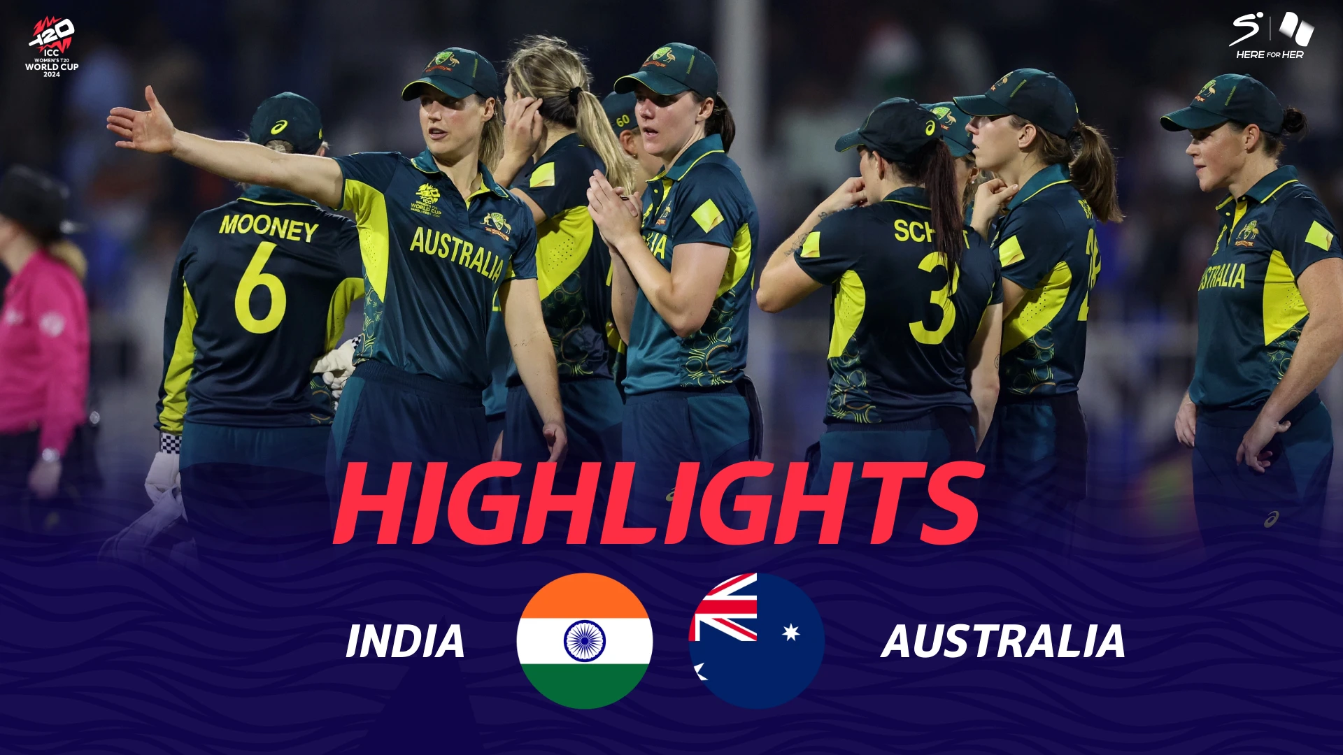 India v Australia | Match Highlights | ICC Women's T20 World Cup