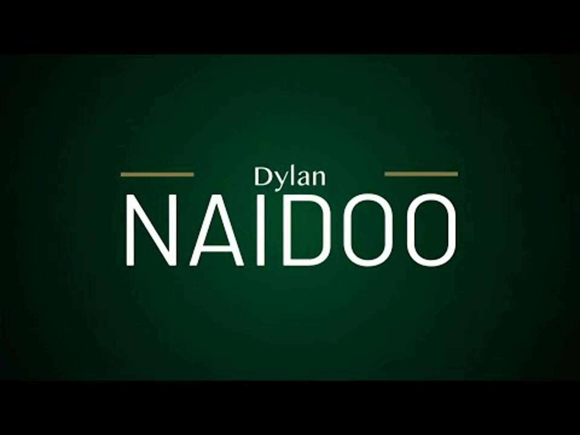 Dylan Naidoo | Nedbank Golf Challenge | SuperSport