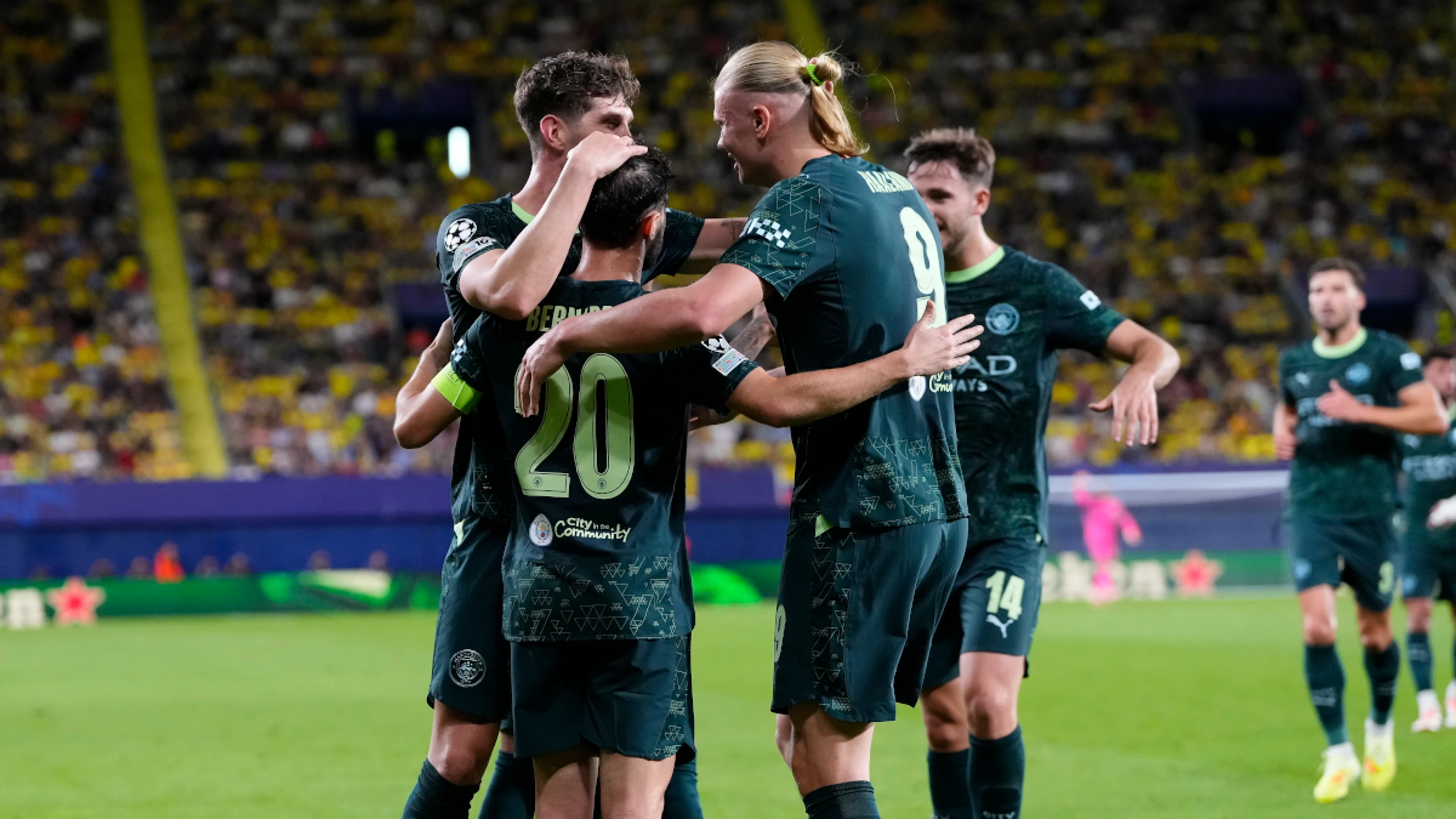 Haaland scores again as Man City beat Villarreal