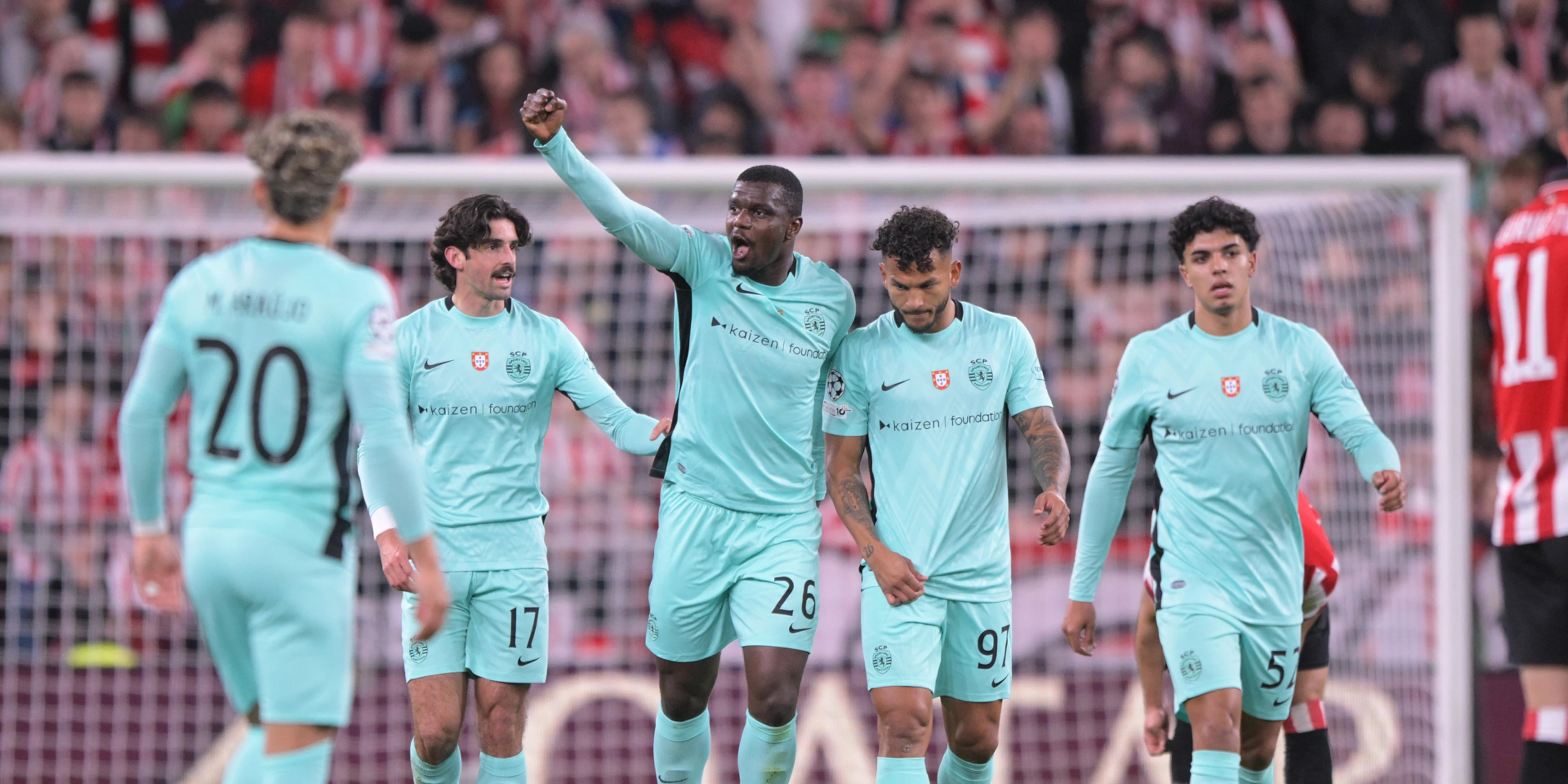 Sporting into Champions League last-16 with late win to knock out Bilbao