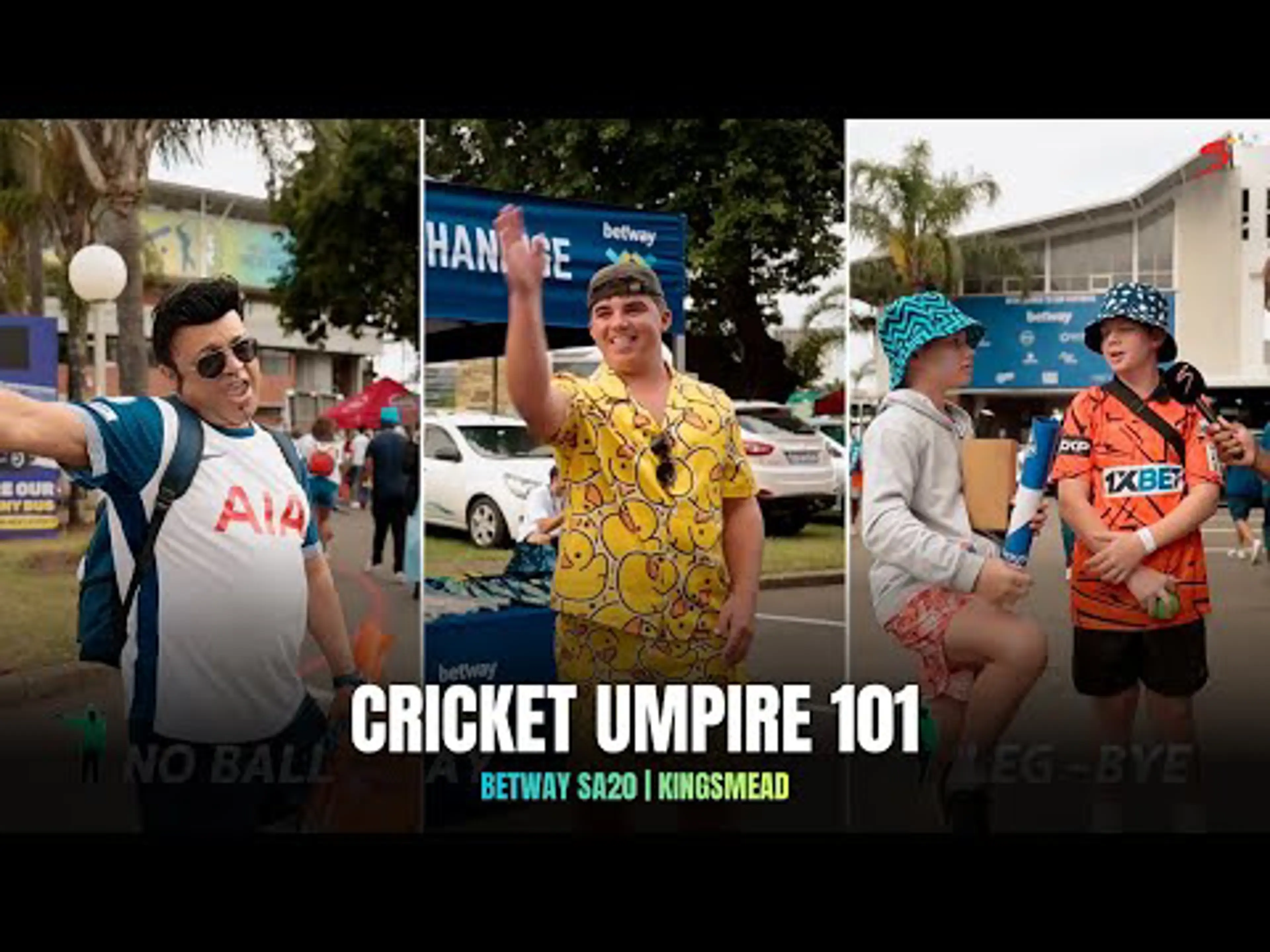 Khaya & Nqobile Try To Find The Next Umpire At Kingsmead 😂🏏 | Cricket Umpire 101 | Betway SA20