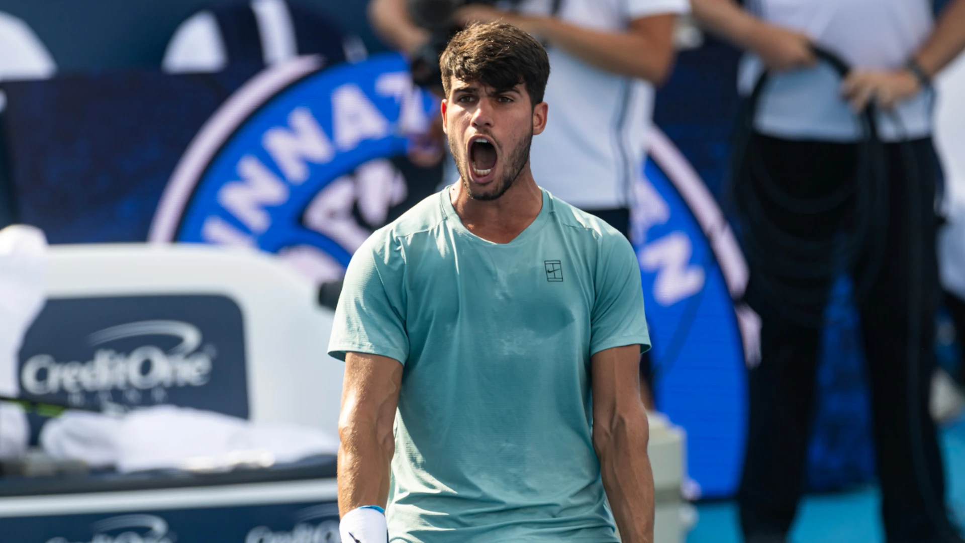 Alcaraz survives Rublev to reach Cincy semis as Rybakina topples No 1 Sabalenka
