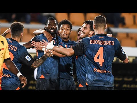 Lecce v Napoli | Match Highlights | Italian Serie A Matchday 9