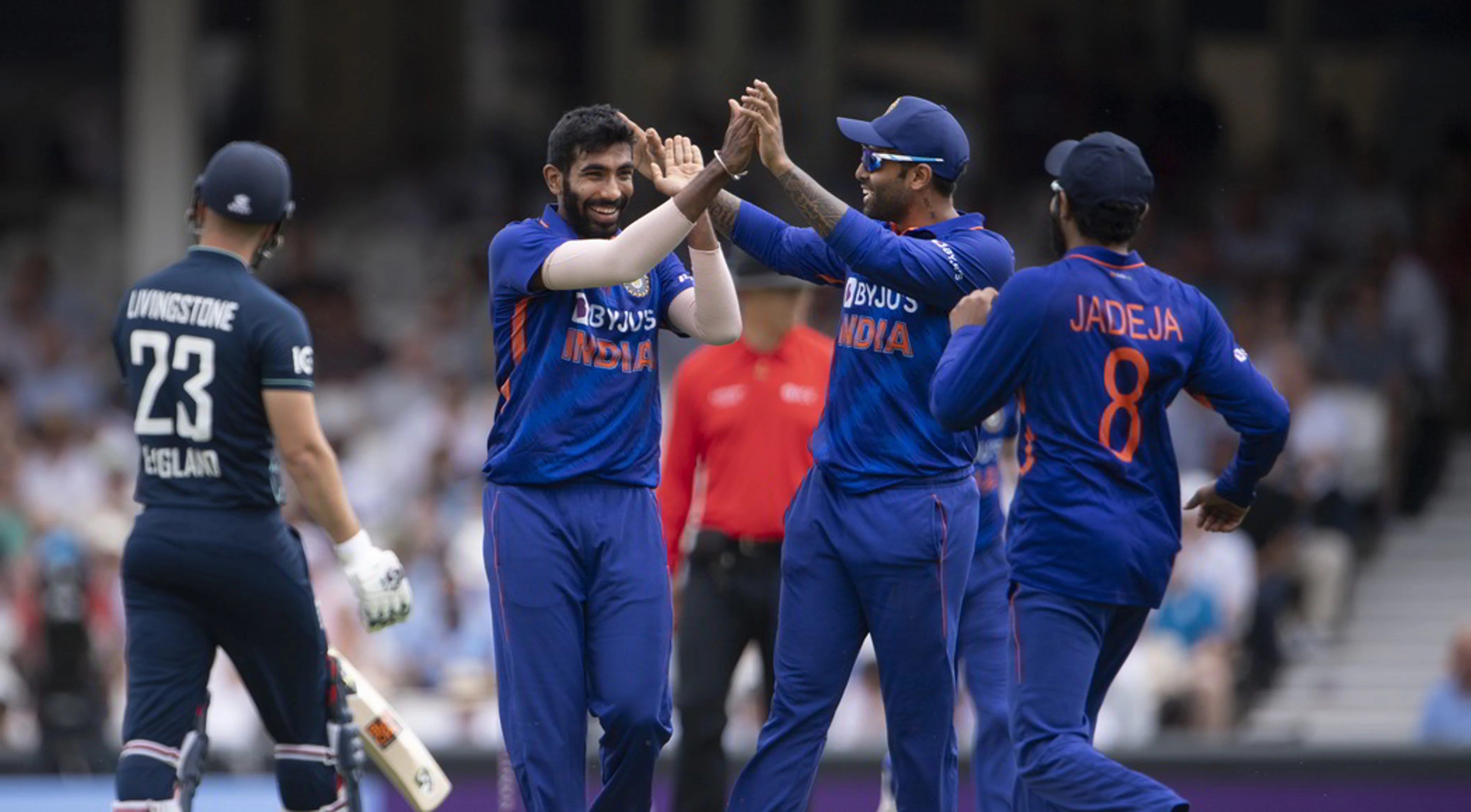 Bumrah sets up India's 10-wicket thrashing of England in 1st ODI