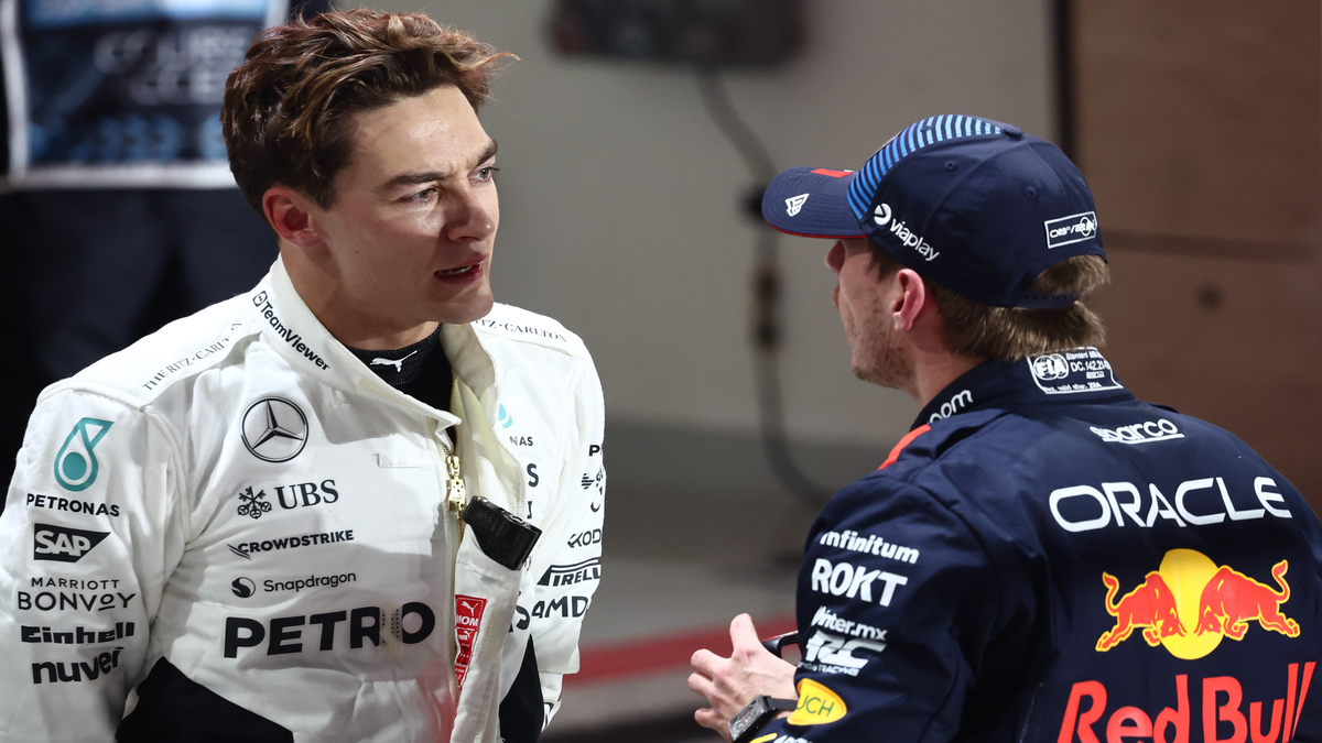 Russell says Verstappen threatened to 'put me on my head in the wall'